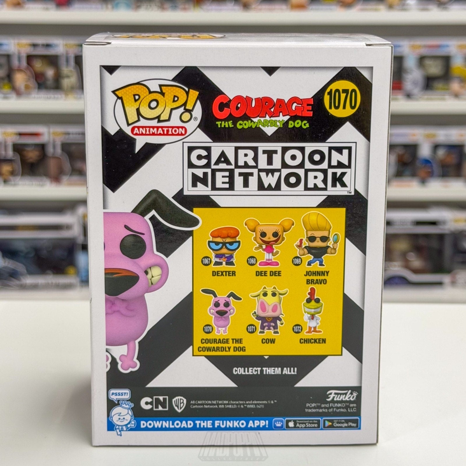 Funko Pop Animation Courage the Cowardly Dog Ram Fam CUSTOM 1070 Vinyl Figure