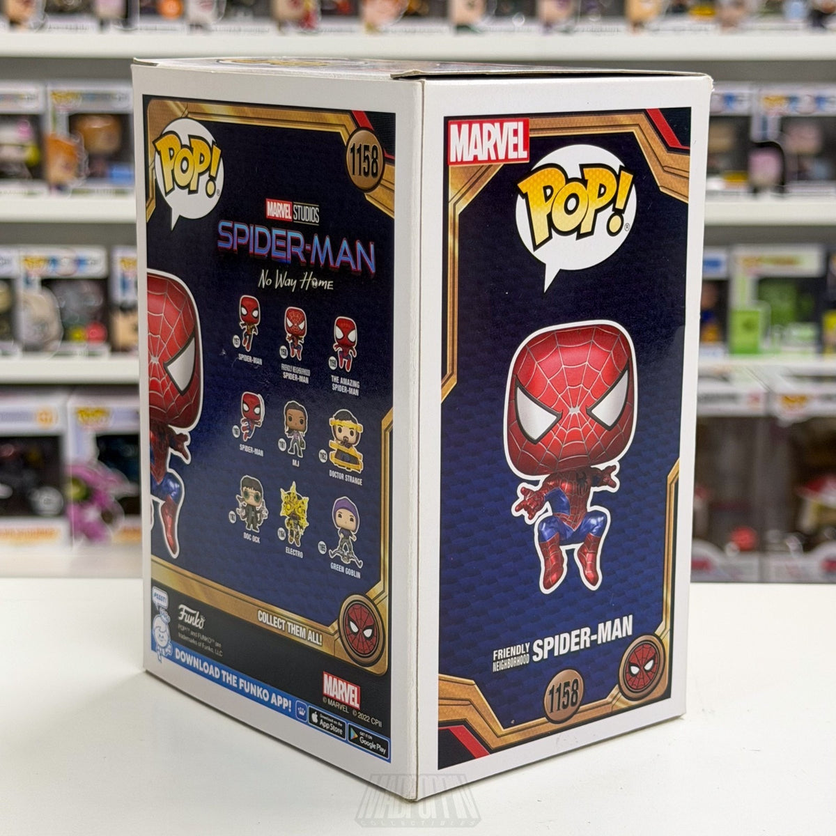 Funko Pop Marvel No Way Home Friendly Neighborhood Spider-Man Hot Topic 1158 Toy