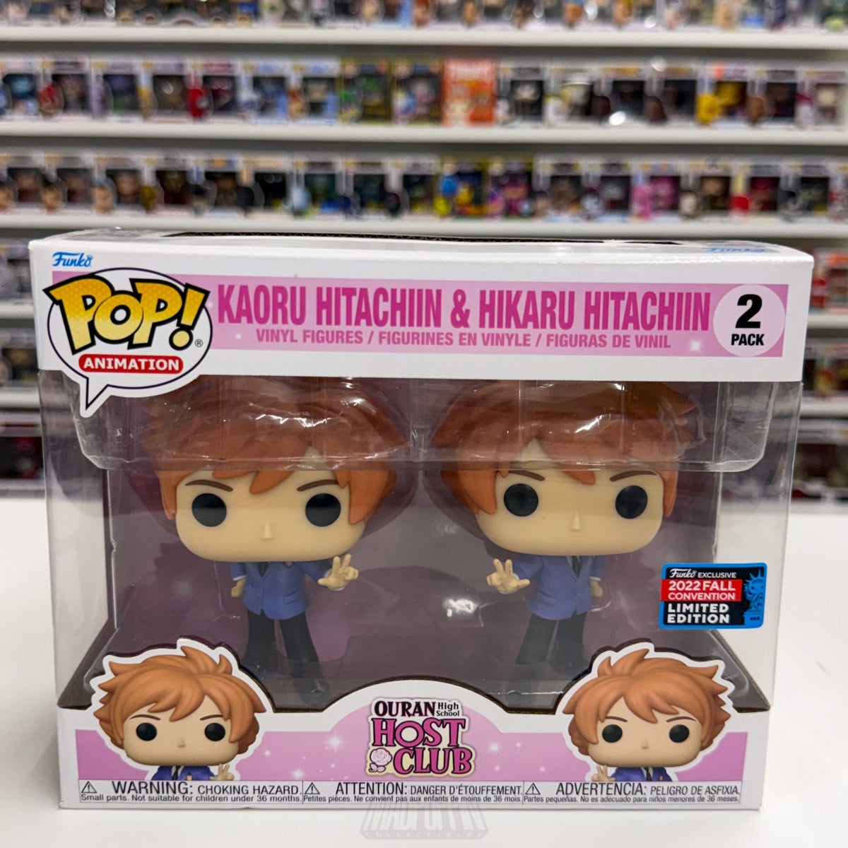 Funko Pop Anime Ouran High School Host Club Kaoru & Hikaru NYCC Con 2 Pack Toy