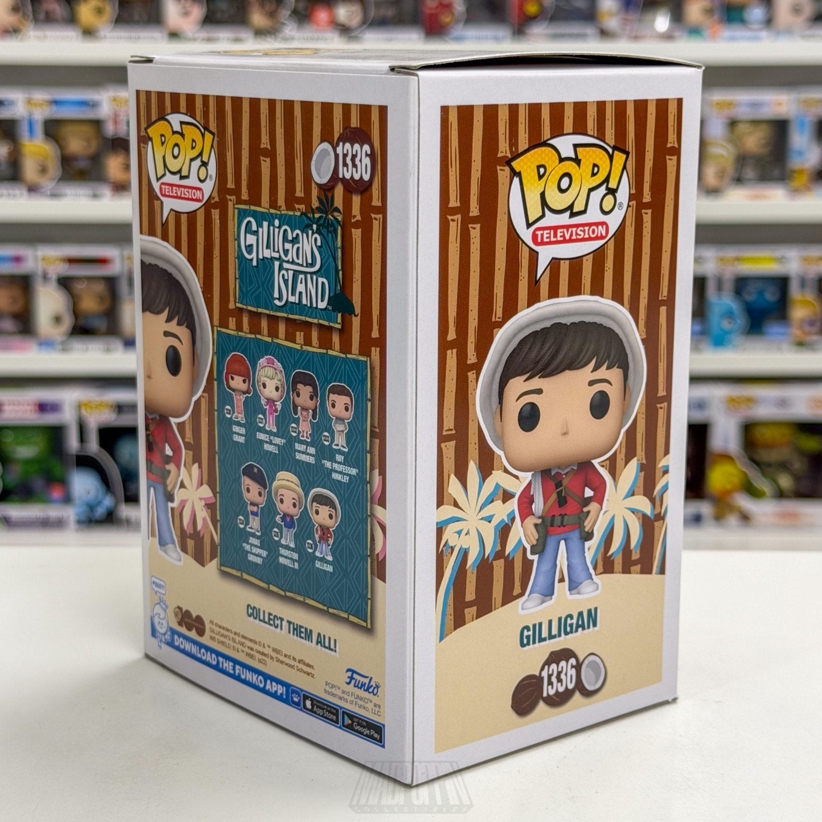 Funko Pop TV Gilligan's Island 1336 Shipwrecked Castaways Sitcom Vinyl Figure