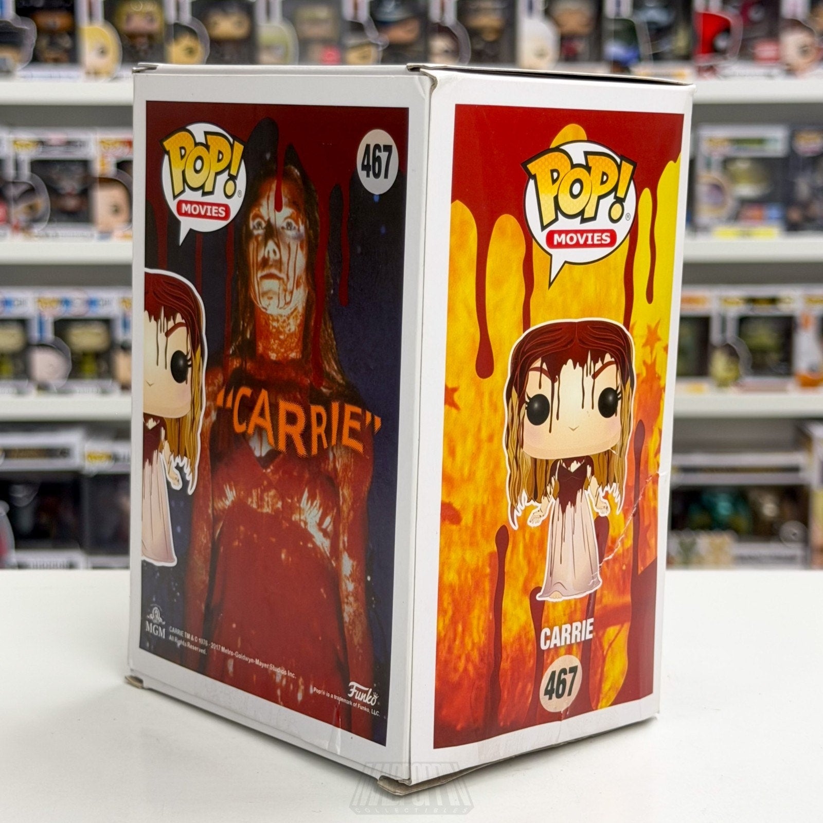 Funko Pop Movies Carrie White Bloody 467 Supernatural Horror Prom Vinyl Figure