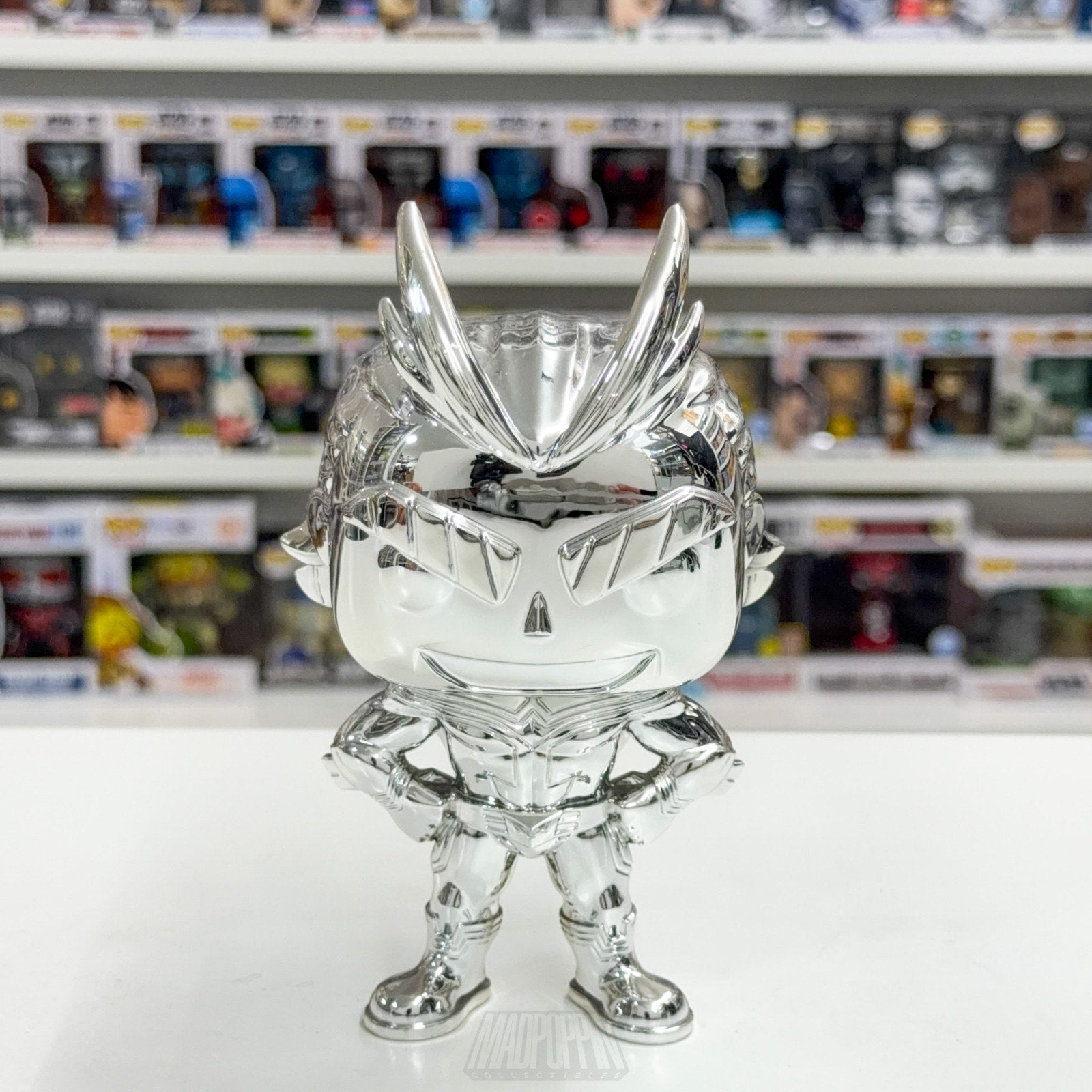 Funko Pop Anime My Hero Academia All Might Silver Chrome OOB Toy Vinyl Figure