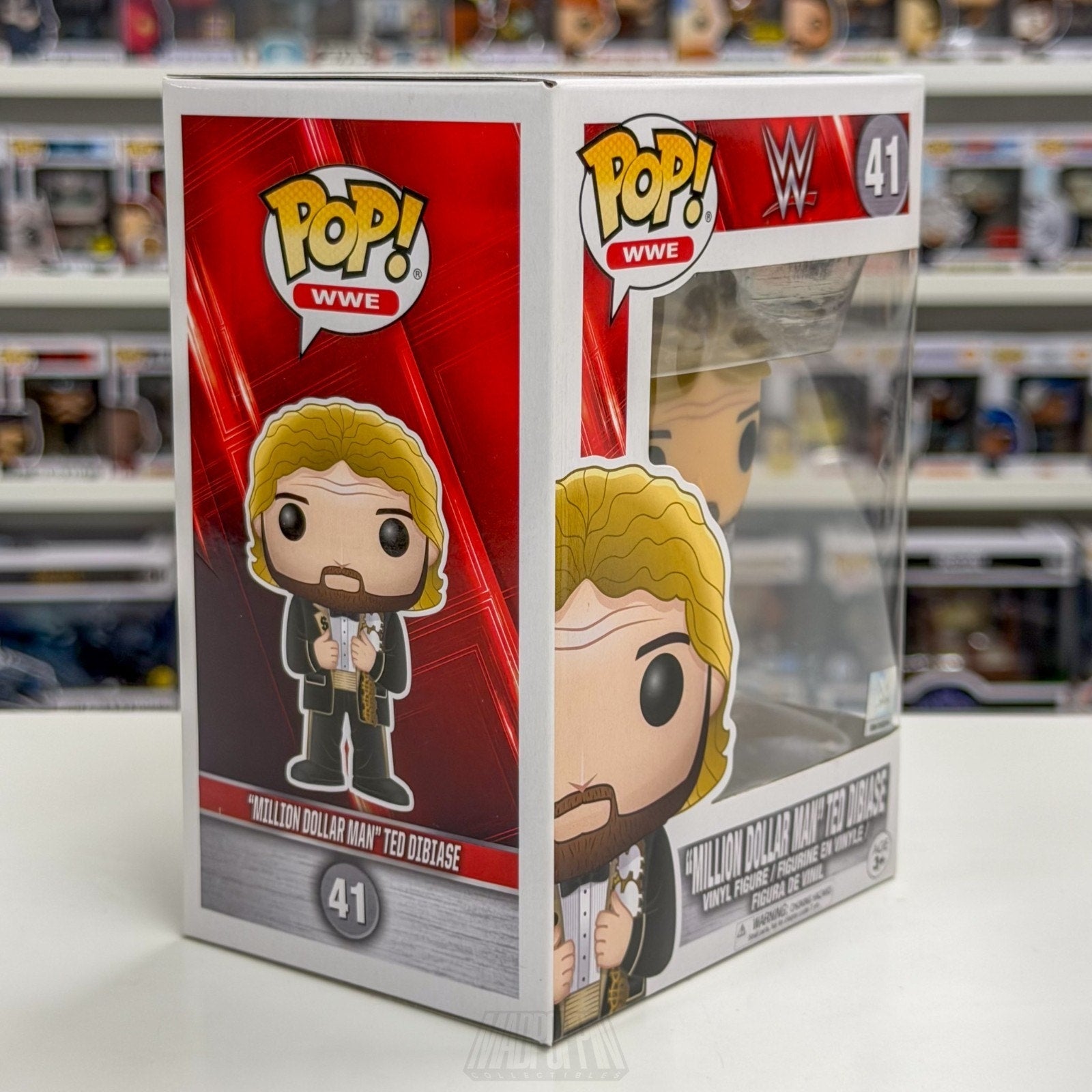 Funko Pop WWE Million Dollar Man Ted DiBiase 41 WWF Wrestling Toy Vinyl Figure