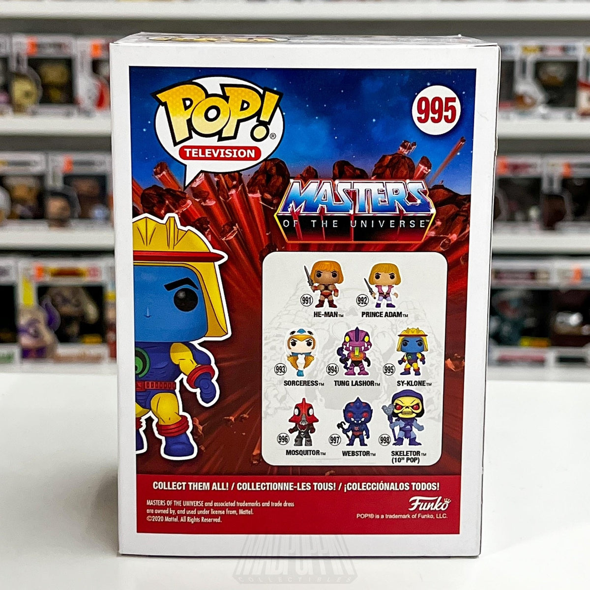 Funko Pop Television Masters of the Universe Sy-Klone 995 Vinyl MOTU Toy Cartoon