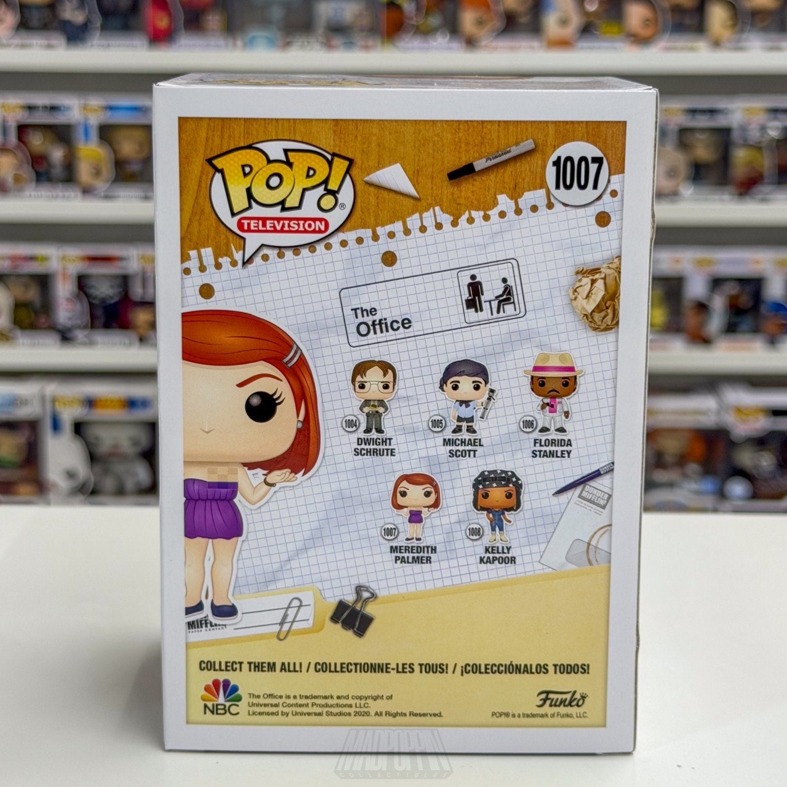 Funko Pop TV The Office Meredith Palmer Casual Friday 1007 Sitcom Vinyl Figure