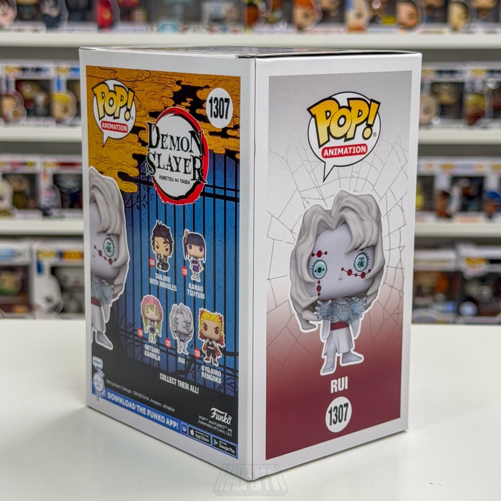 Funko Pop Anime Demon Slayer Rui Ayaki 1307 Japanese Manga Toy Vinyl Figure