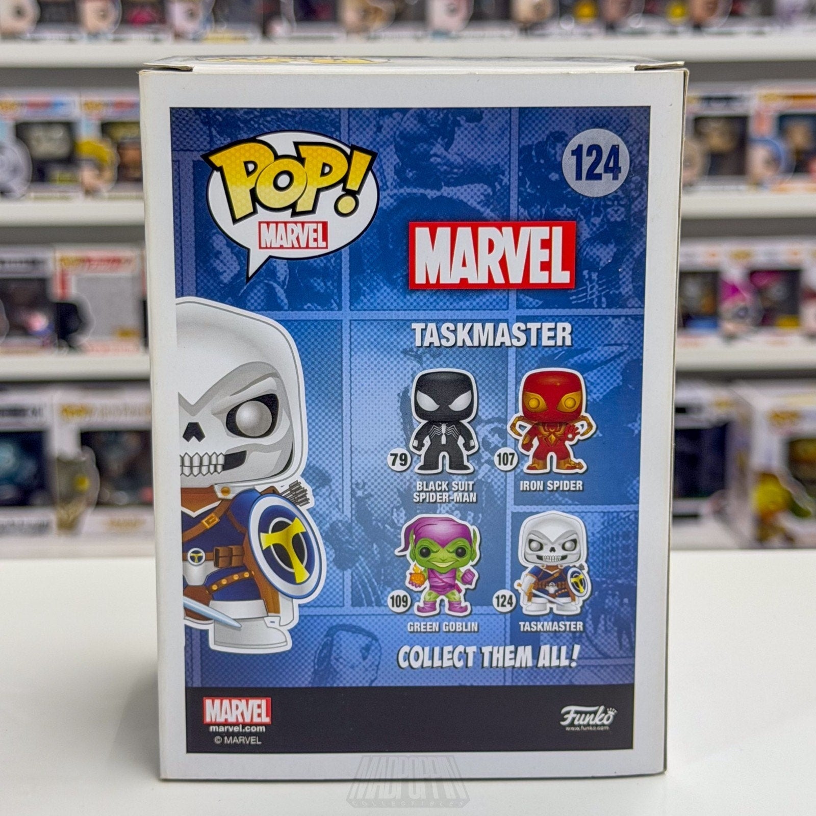 Funko Pop Marvel Taskmaster Walgreens Exclusive 124 Mercenary Toy Vinyl Figure