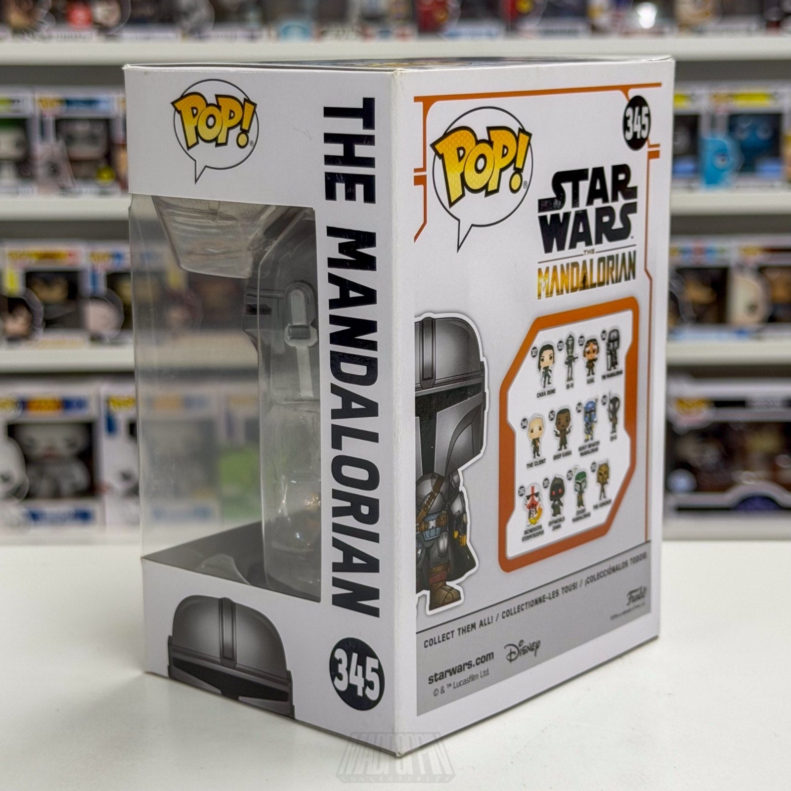 Funko Pop Star Wars The Mandalorian 345 Bounty Hunter Disney+ Toy Vinyl Figure