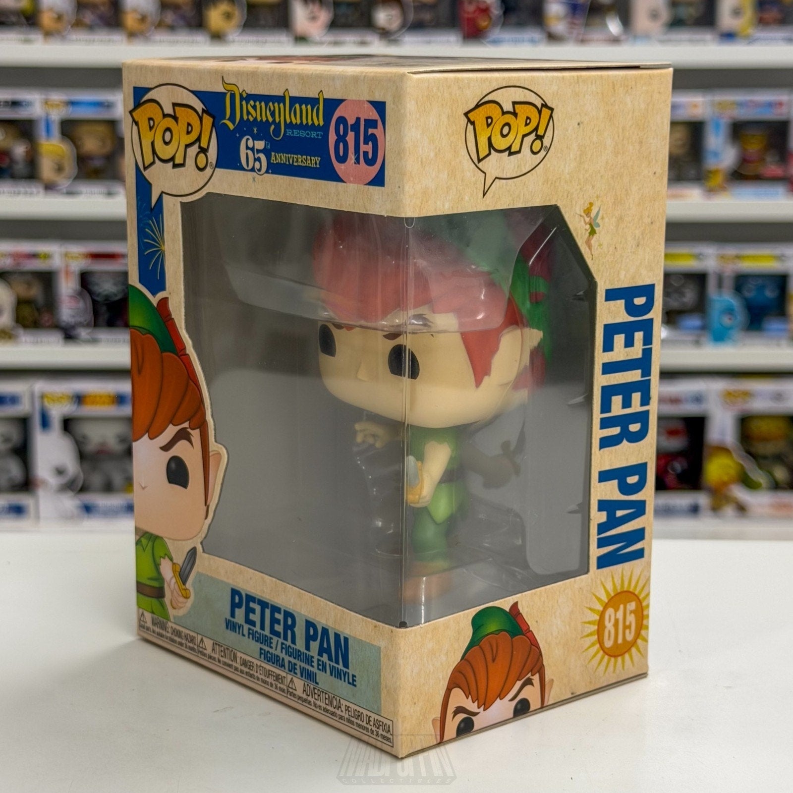 Funko Pop Disneyland 65th Anniversary Peter Pan 815 Pirates Fantasy Vinyl Figure