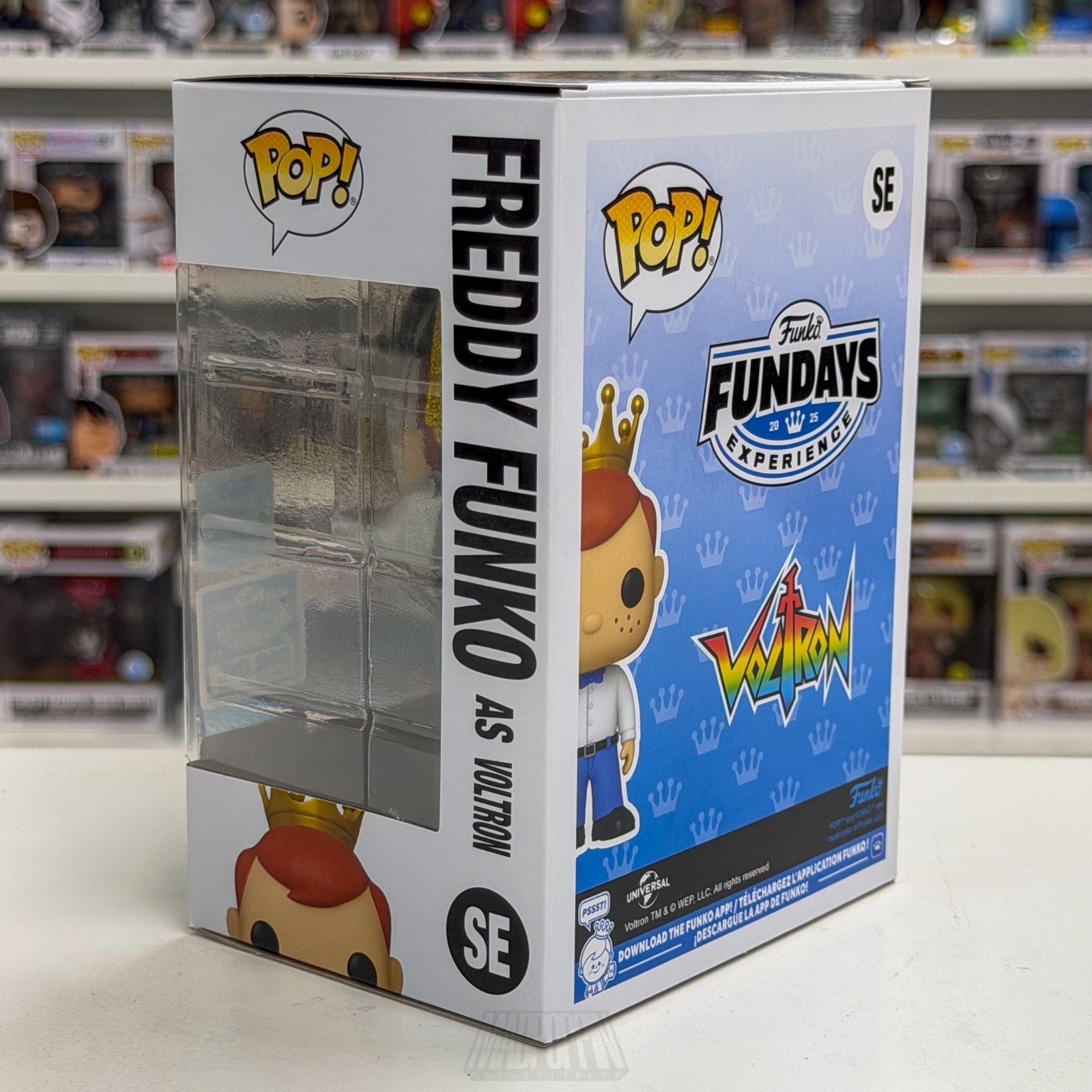 Funko Pop Fundays Experience Freddy Voltron Diamond Glitter SE Toy Vinyl Figure