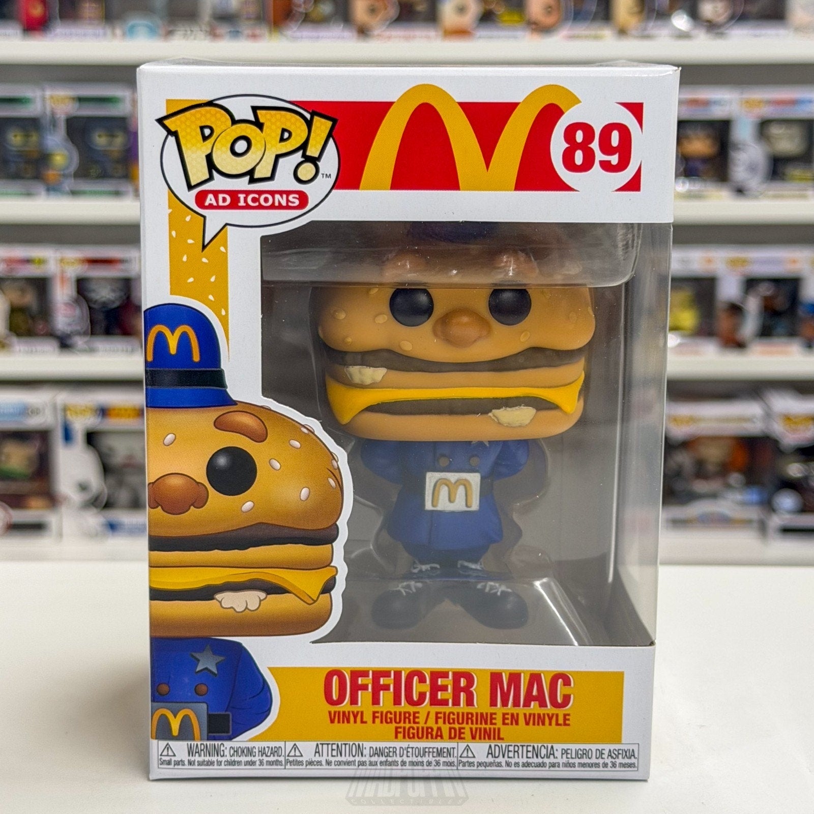 Funko Pop Ad Icons McDonalds Officer Mac 89 Fast Food Restaurant Vinyl Figure