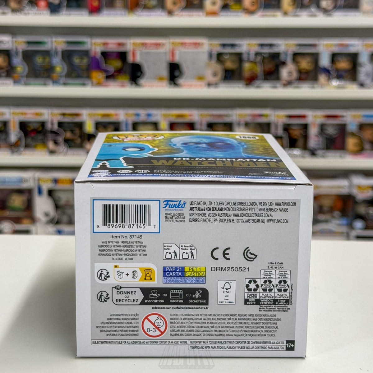 Funko Pop DC Comics Movies Watchmen Dr. Manhattan Exclusive 1888 Vinyl Figure