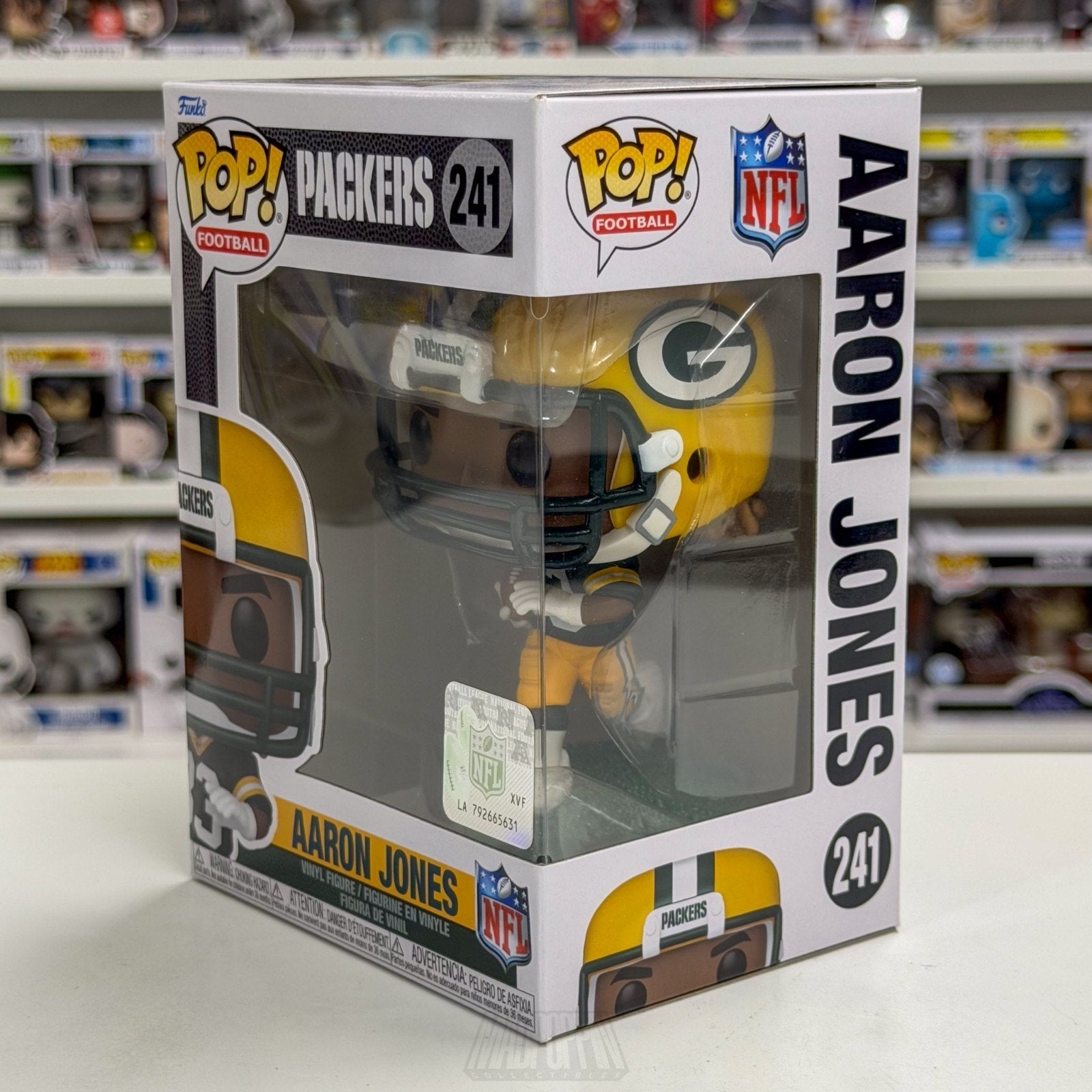 Funko Pop NFL Football Green Bay Packers Aaron Jones 241 Running Back Toy Figure