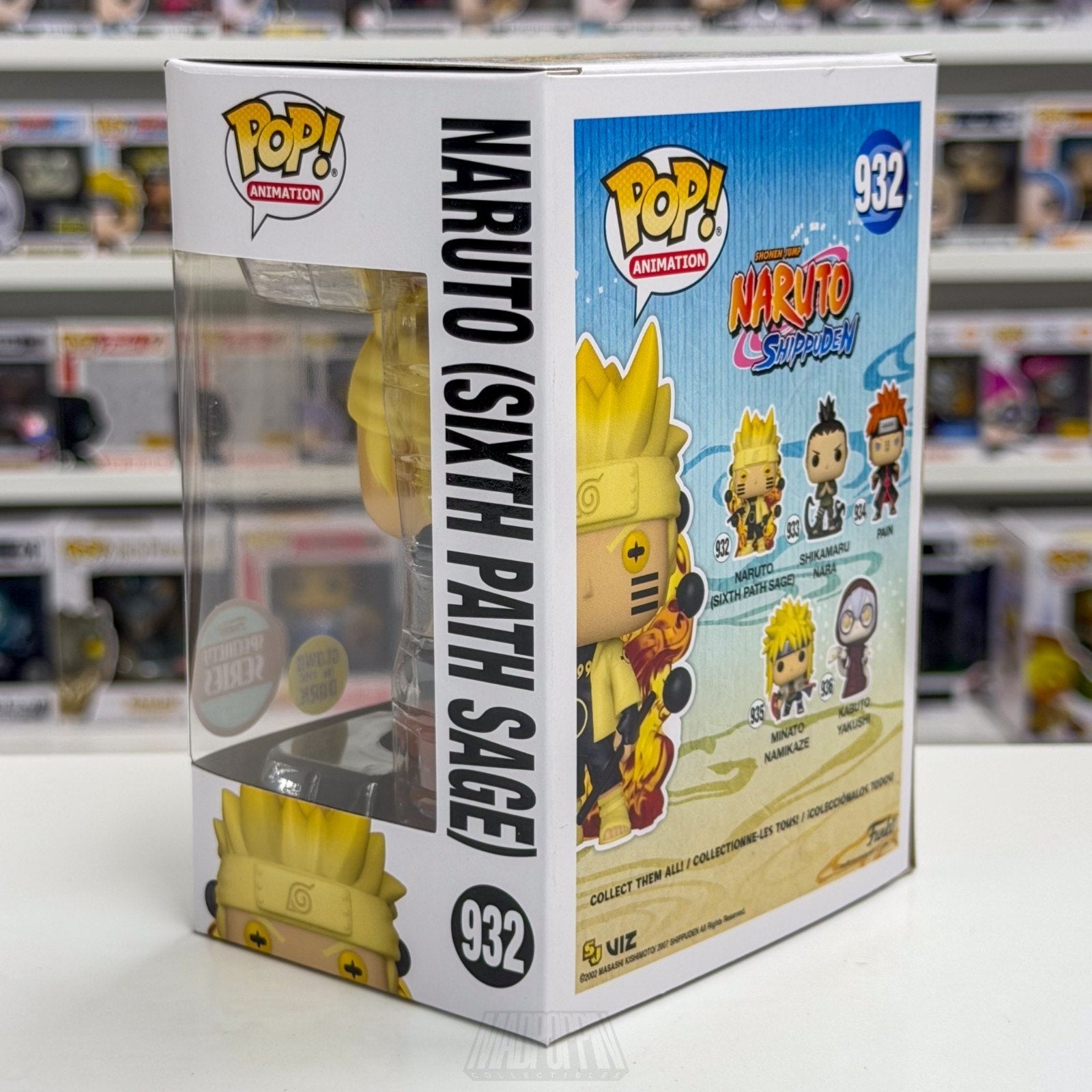Funko Pop Anime Naruto Sixth Path Sage Glow Specialty Series 932 Manga Figure