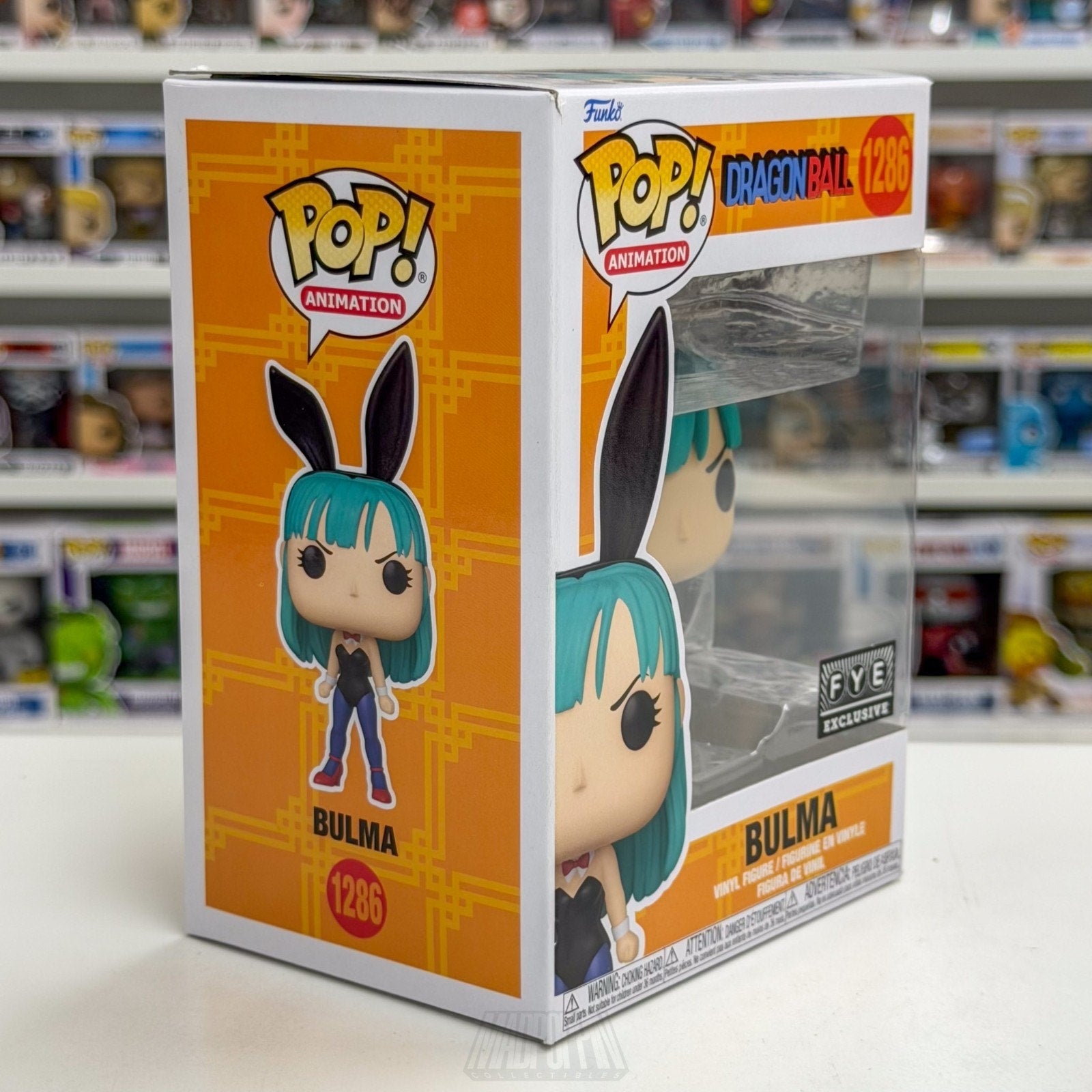 Funko Pop Anime Dragon Ball Bulma Bunny FYE 1286 Japanese Manga Toy Vinyl Figure