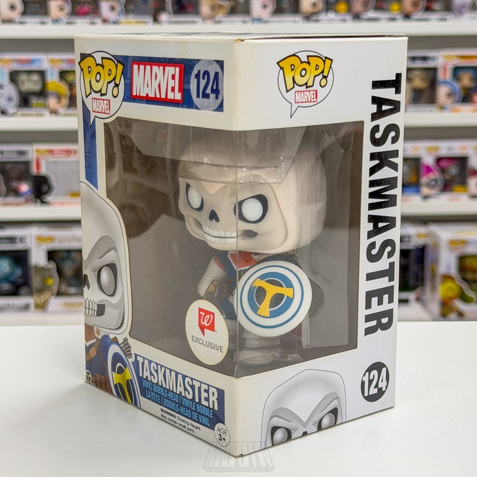 Funko Pop Marvel Taskmaster Walgreens Exclusive 124 Mercenary Toy Vinyl Figure