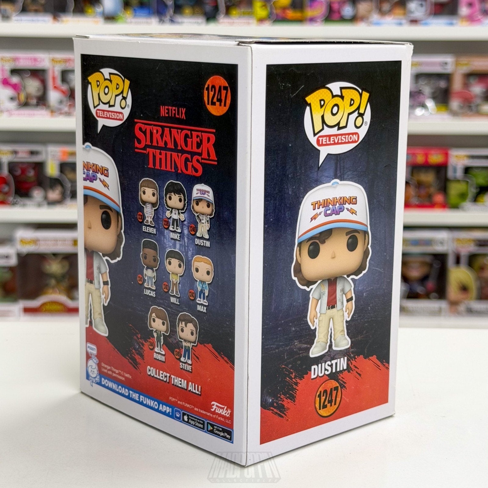Funko Pop TV Stranger Things Dustin Dragon Shirt Hot Topic 1247 Season 4 Figure