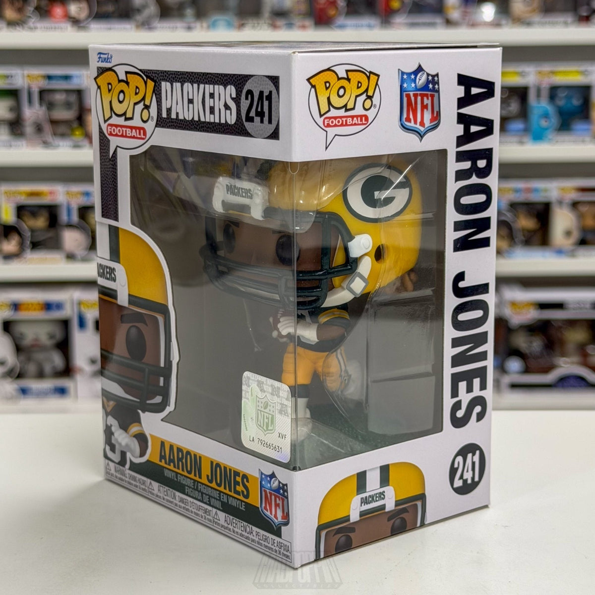 Funko Pop NFL Football Green Bay Packers Aaron Jones 241 Running Back Toy Figure