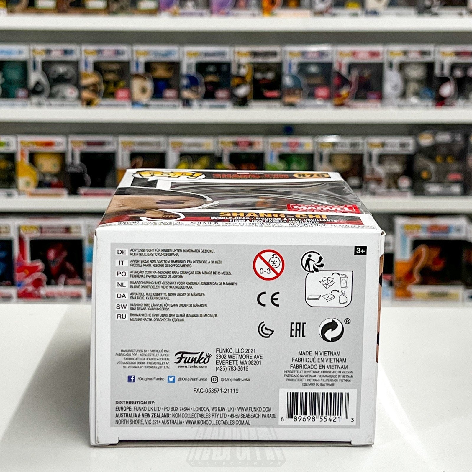 Funko Pop Marvel Collector Corps MCC Shang-Chi Legend Ten Rings 879 Vinyl Figure