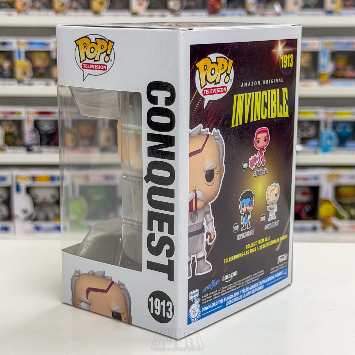 Funko Pop TV Invincible Conquest Damaged Arm Chase 1913 Viltrumite Vinyl Figure