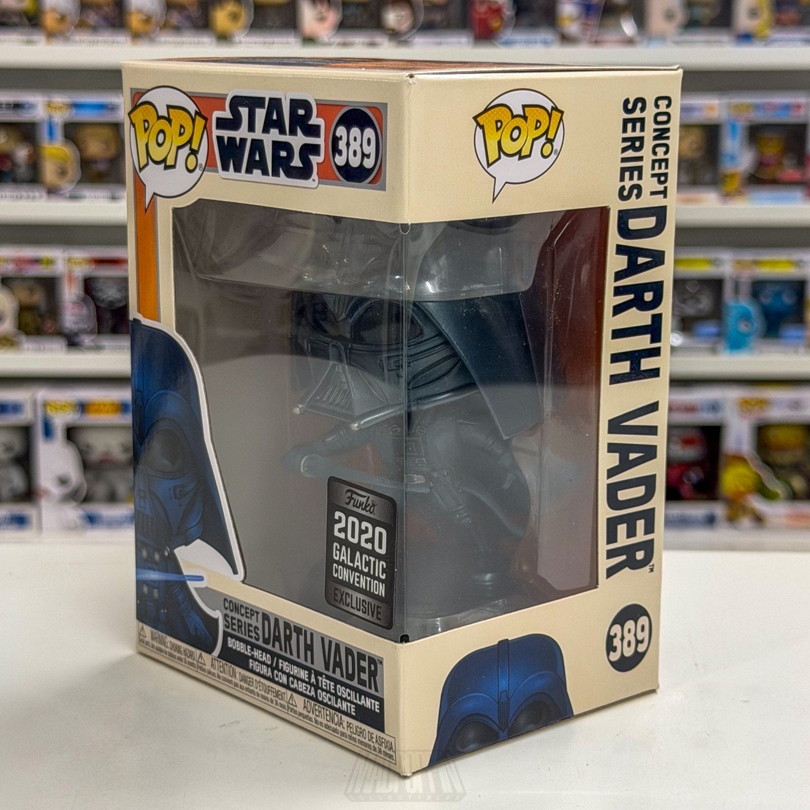 Funko Pop Star Wars Darth Vader Concept Series Galactic Con 389 Toy Vinyl Figure