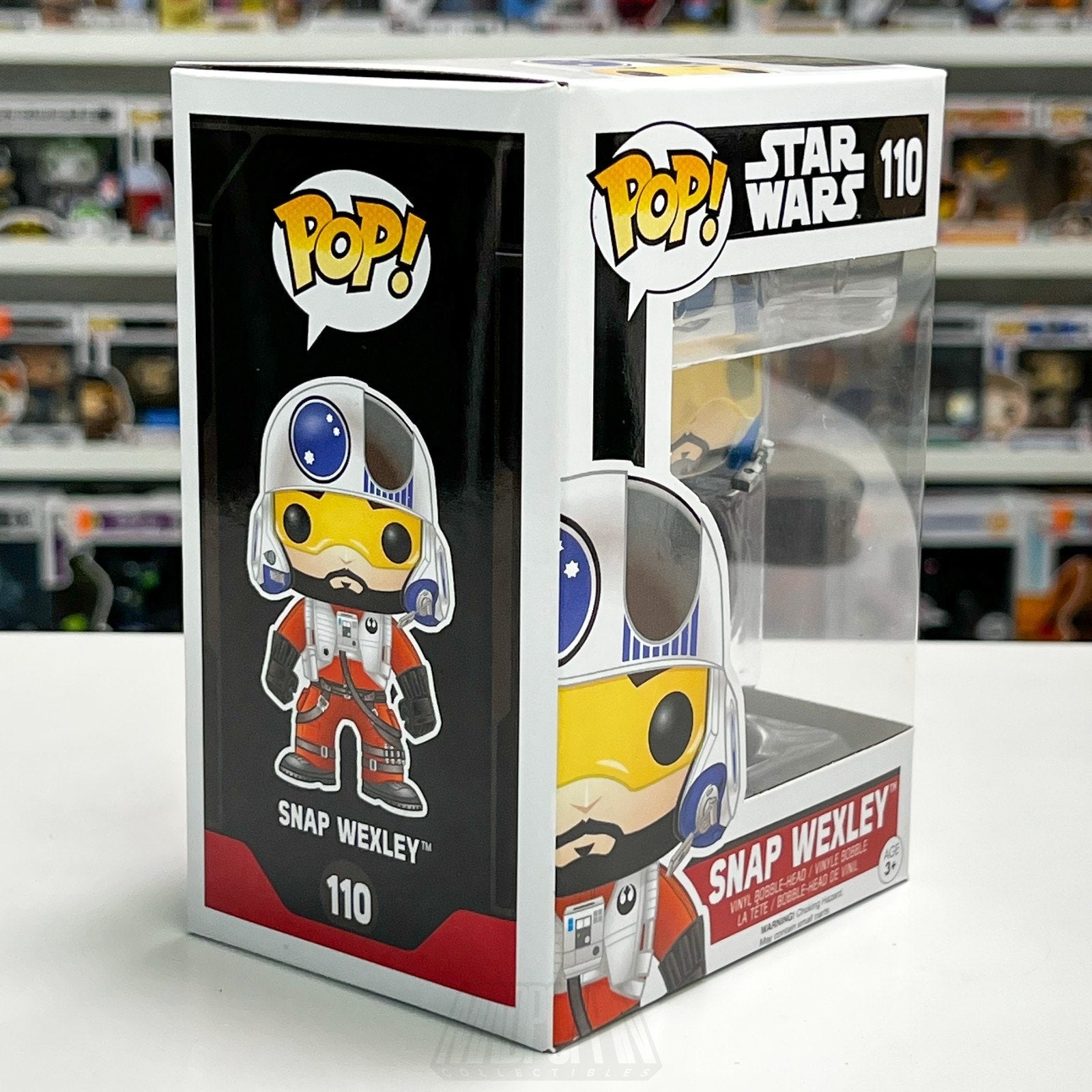 Funko Pop Star Wars Temmin Snap Wexley 110 Force Awakens Episode 7 Pilot Figure