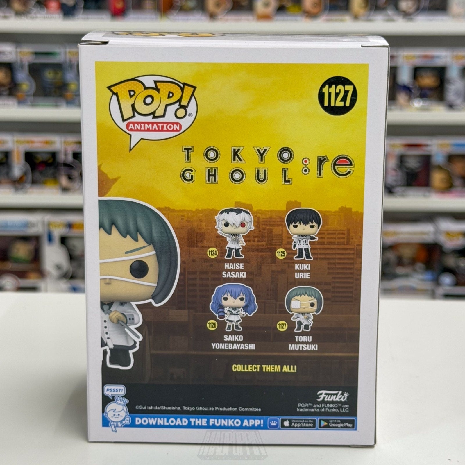 Funko Pop Anime Tokyo Ghoul:re Toru Mutsuki 1127 Japanese Manga Toy Vinyl Figure