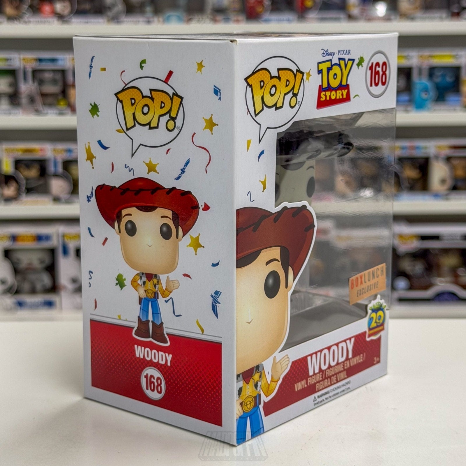 Funko Pop Disney Pixar Toy Story Woody Black & White BoxLunch 168 Vinyl Figure