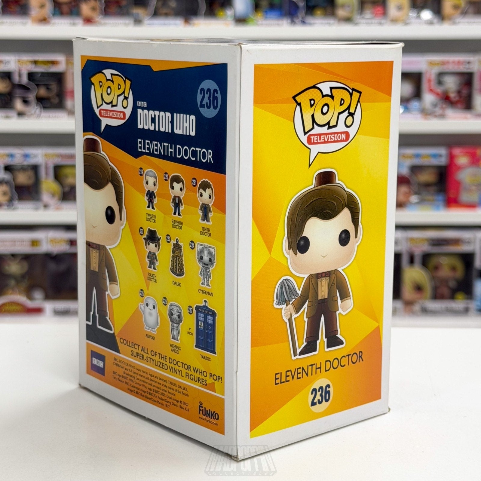 Funko Pop TV BBC Doctor Who Eleventh Doctor Hot Topic 236 Sci-Fi Vinyl Figure