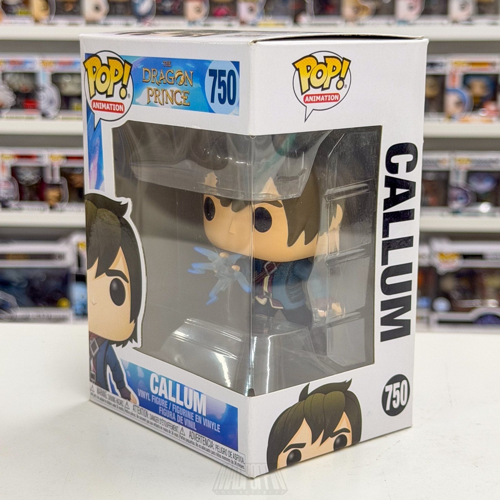 Funko Pop Animation The Dragon Prince Callum 750 Netflix Fantasy Vinyl Figure