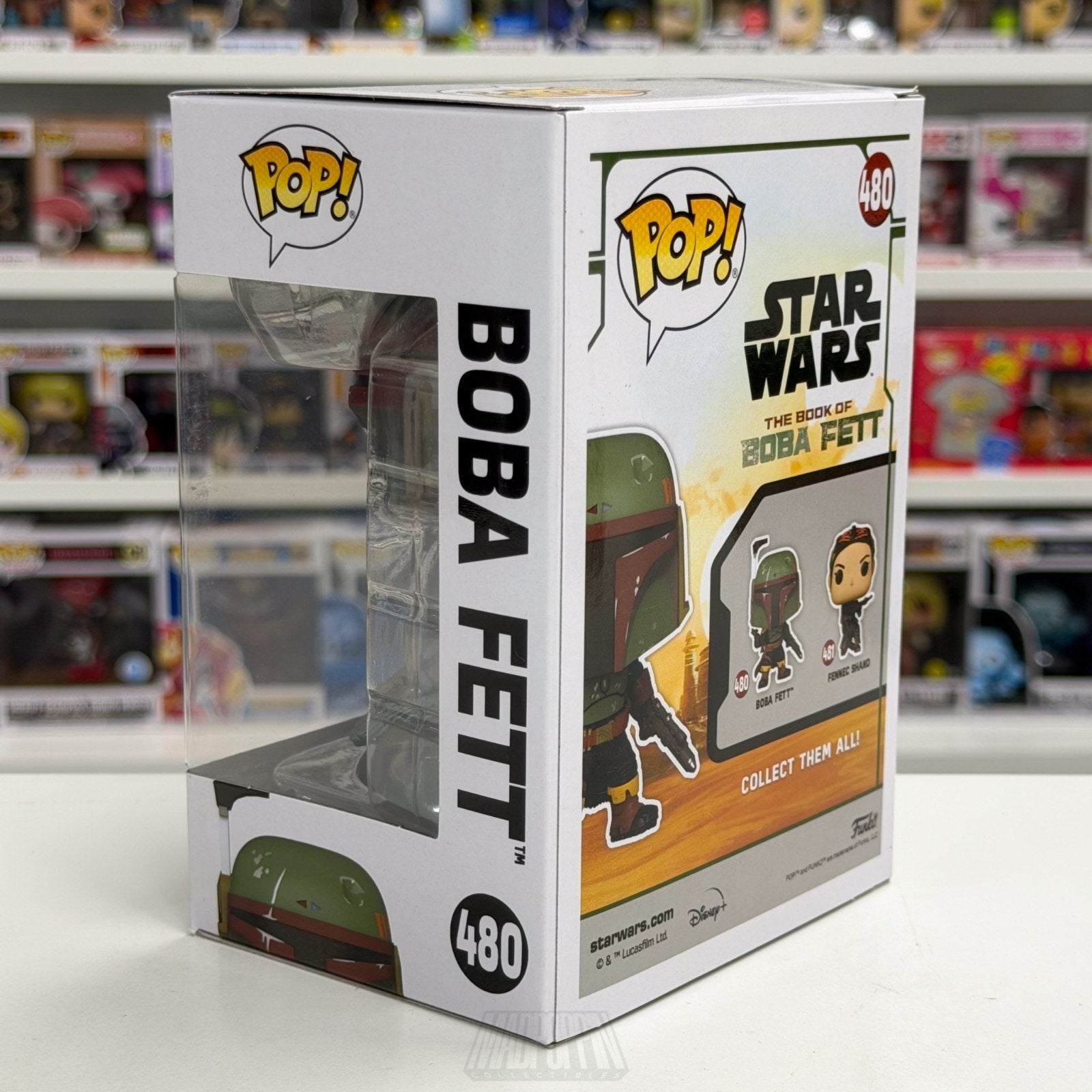 Funko Pop Star Wars Book of Boba Fett 480 Disney+ Bounty Hunter Toy Vinyl Figure