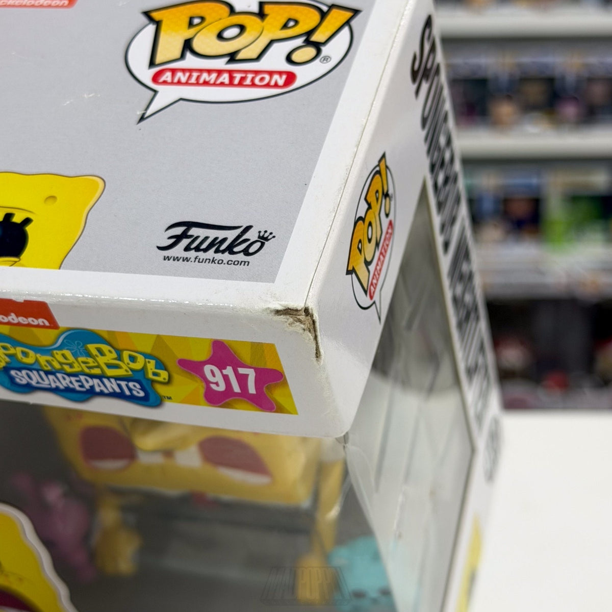 Funko Pop Animation SpongeBob SquarePant Weightlifter Hot Topic 917 Vinyl Figure