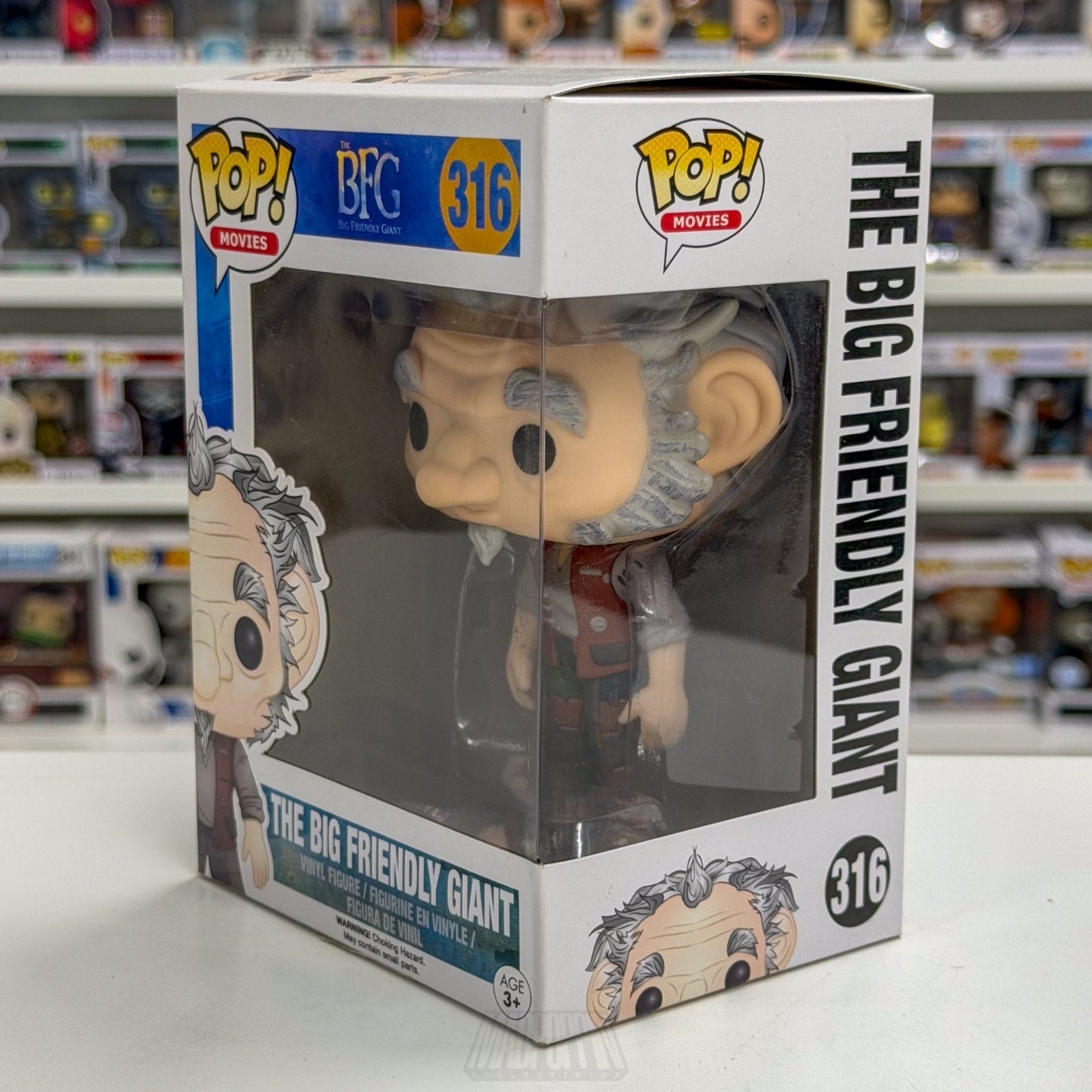 Funko Pop Movies The BFG Big Friendly Giant 316 Fantasy Vaulted Toy Vinyl Figure
