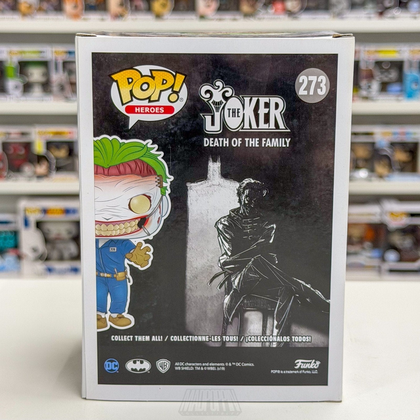 Funko Pop DC Super Heroes The Joker Death of the Family Hot Topic 273 Toy Figure