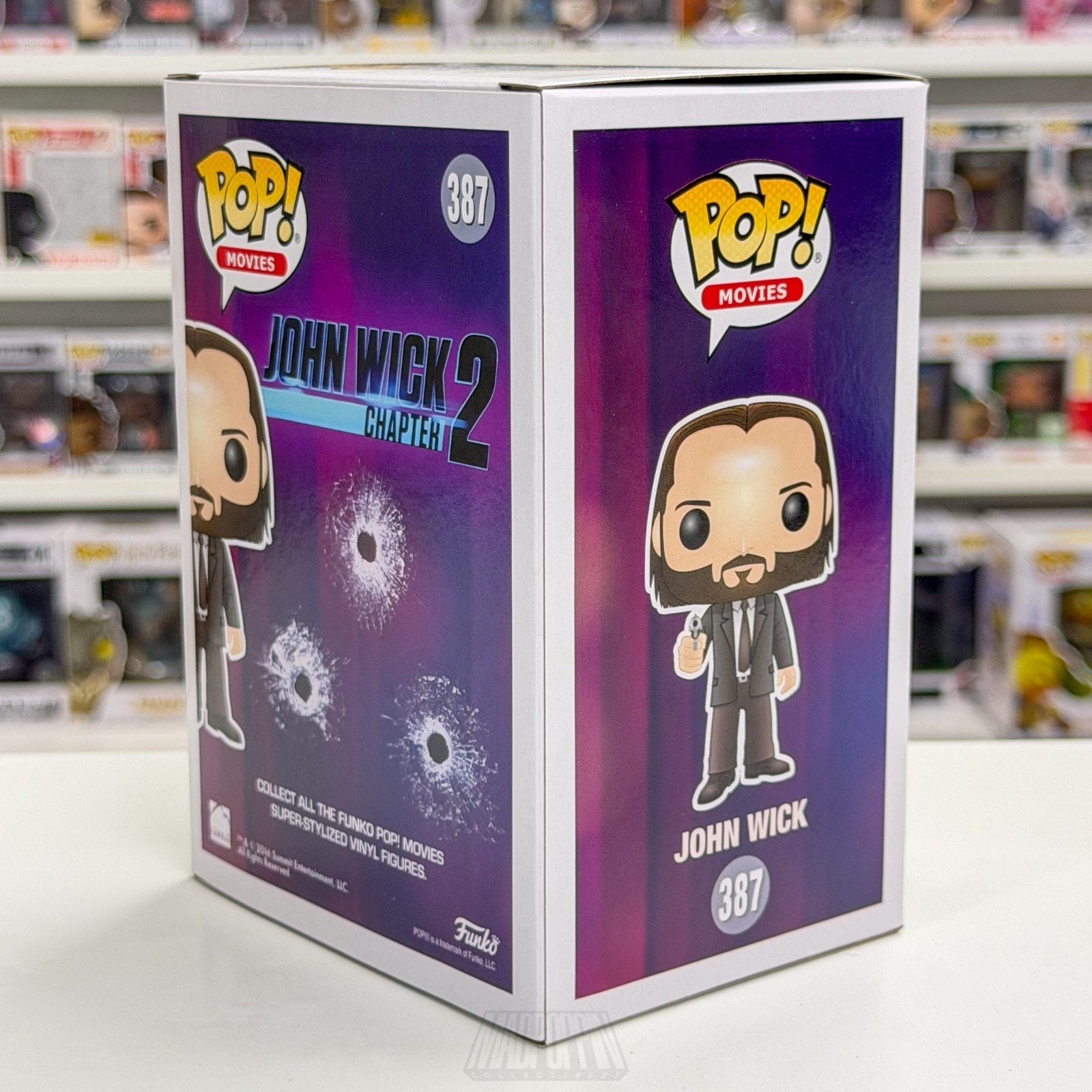 Funko Pop Movies John Wick Chapter 2 Hitman 387 Action Thriller Toy Vinyl Figure