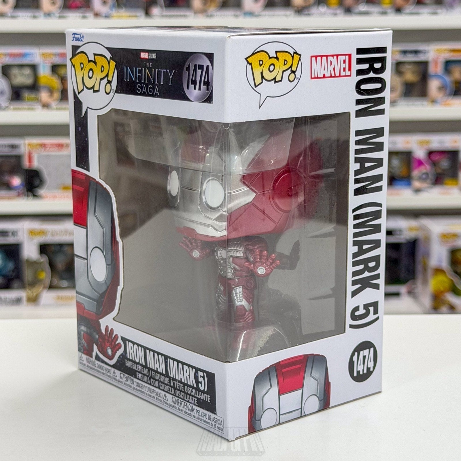 Funko Pop Marvel Studios The Infinity Saga Iron Man Mark 5 1474 Toy Vinyl Figure