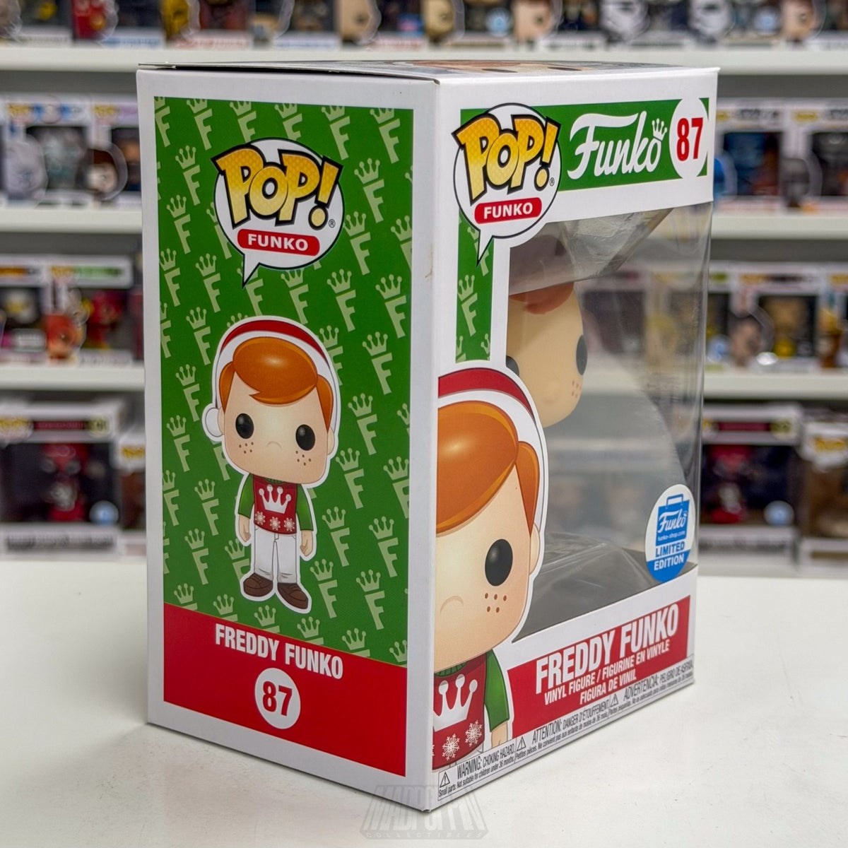 Funko Pop Freddy Santa Exclusive 87 Christmas Sweater Holiday Toy Vinyl Figure