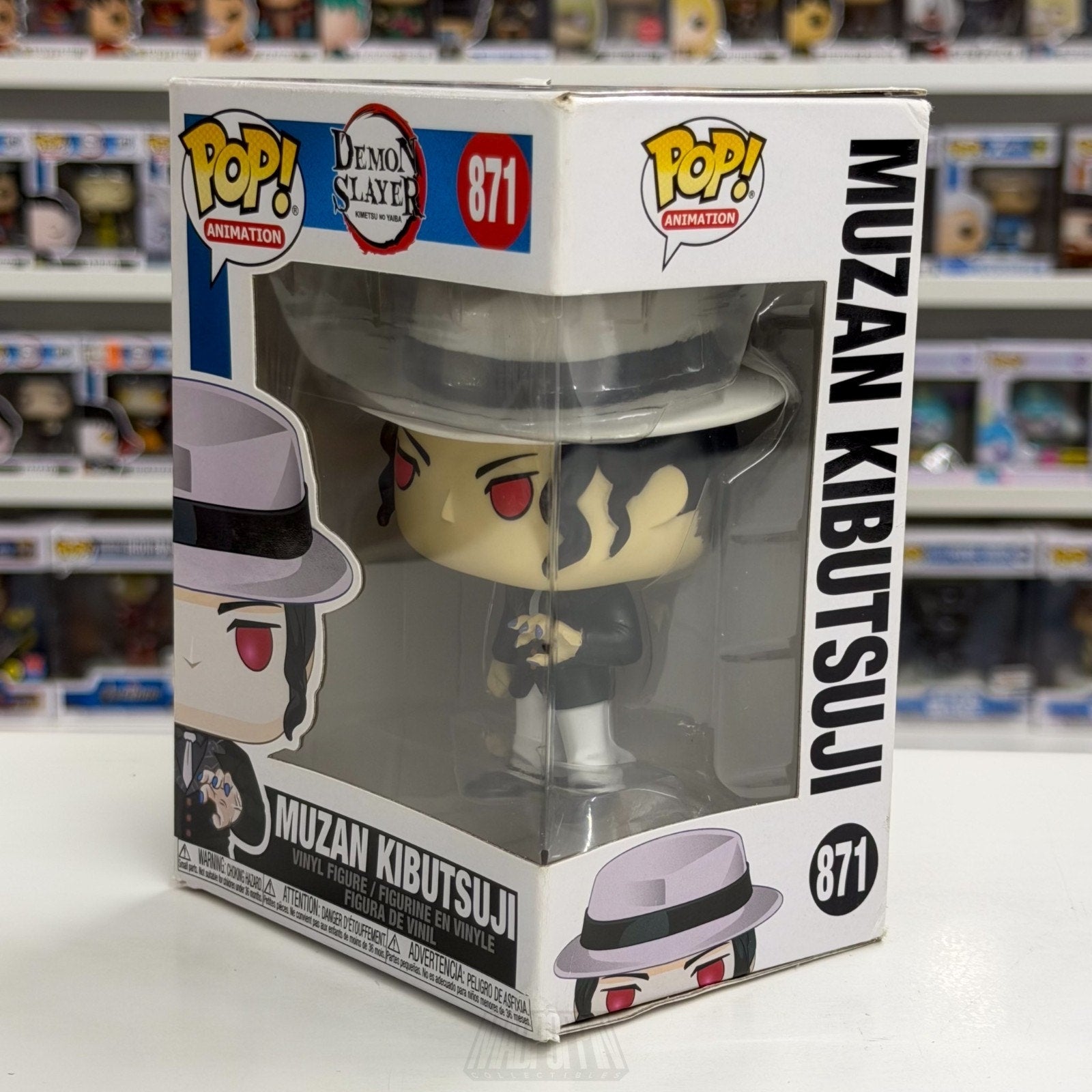 Funko Pop Anime Demon Slayer Muzan Kibutsuji 871 Japan Manga Toy Vinyl Figure