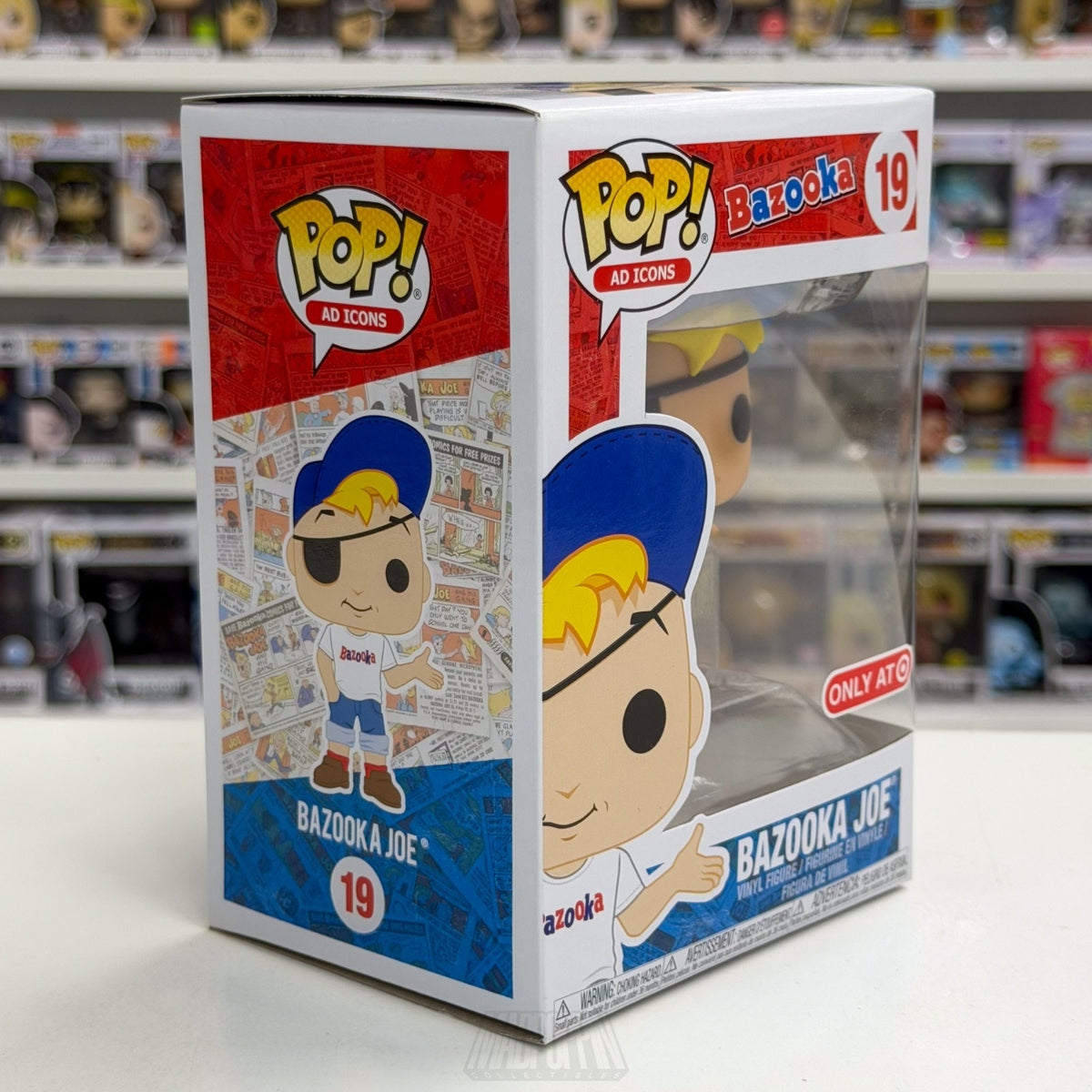 Funko Pop Ad Icons Bazooka Joe Target Excl 19 Bubble Gum Mascot Toy Vinyl Figure