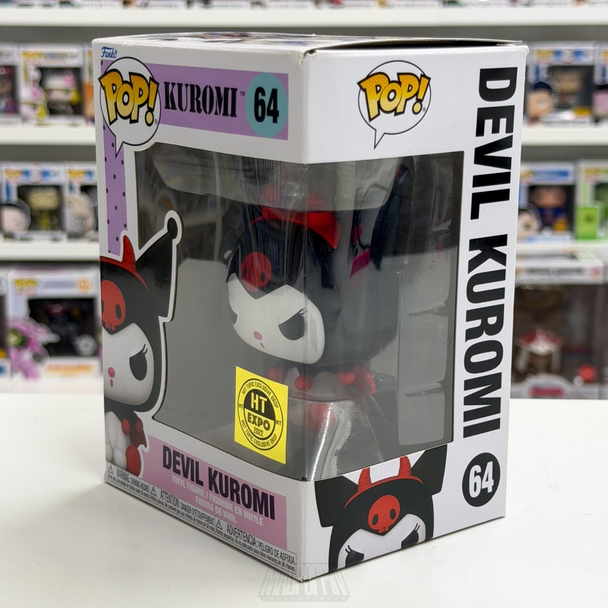 Funko Pop Sanrio Devil Kuromi Cheeky But Charming Hot Topic Expo 64 Vinyl Figure