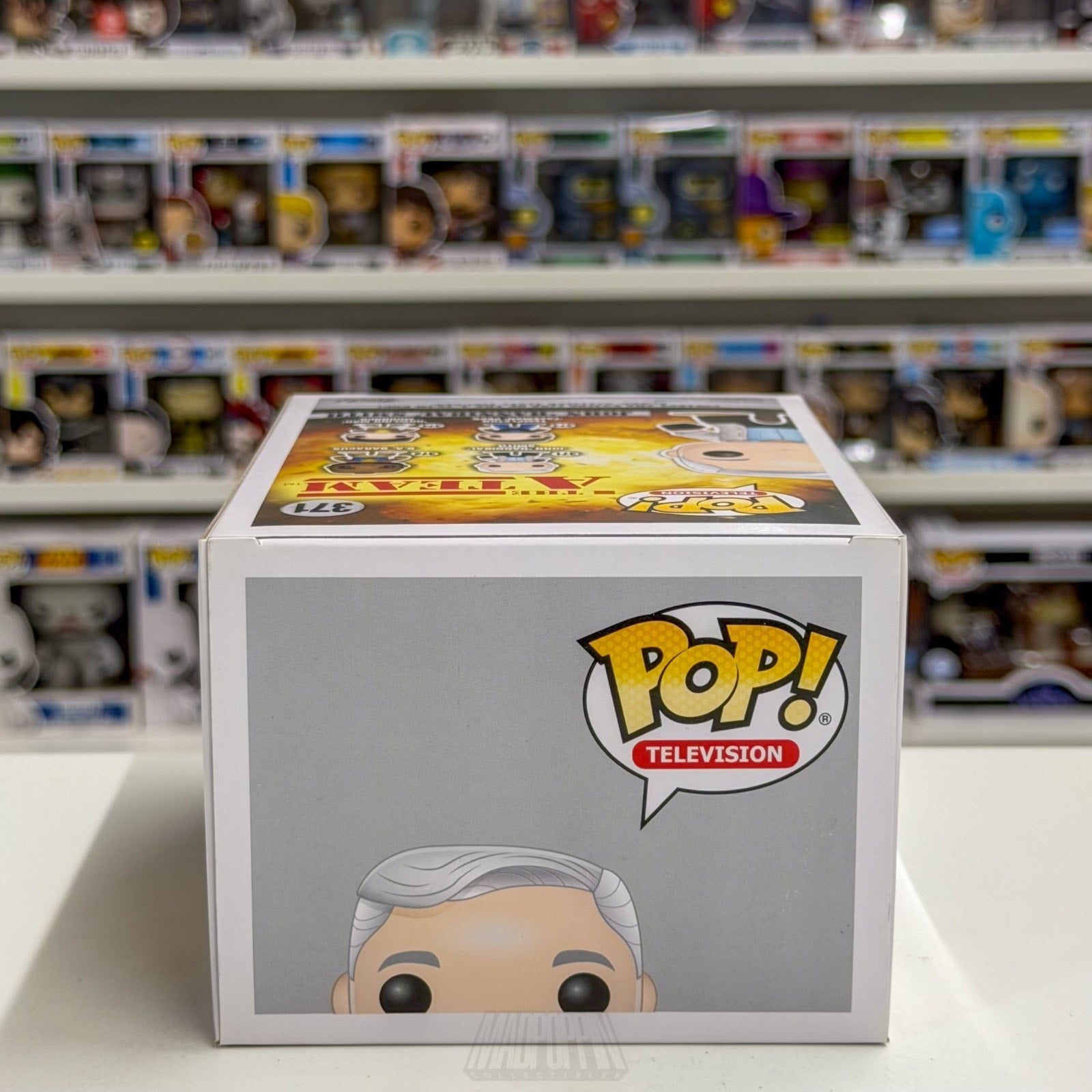 Funko Pop TV A-Team John Hannibal Smith 371 Mercenaries Action Show Vinyl Figure