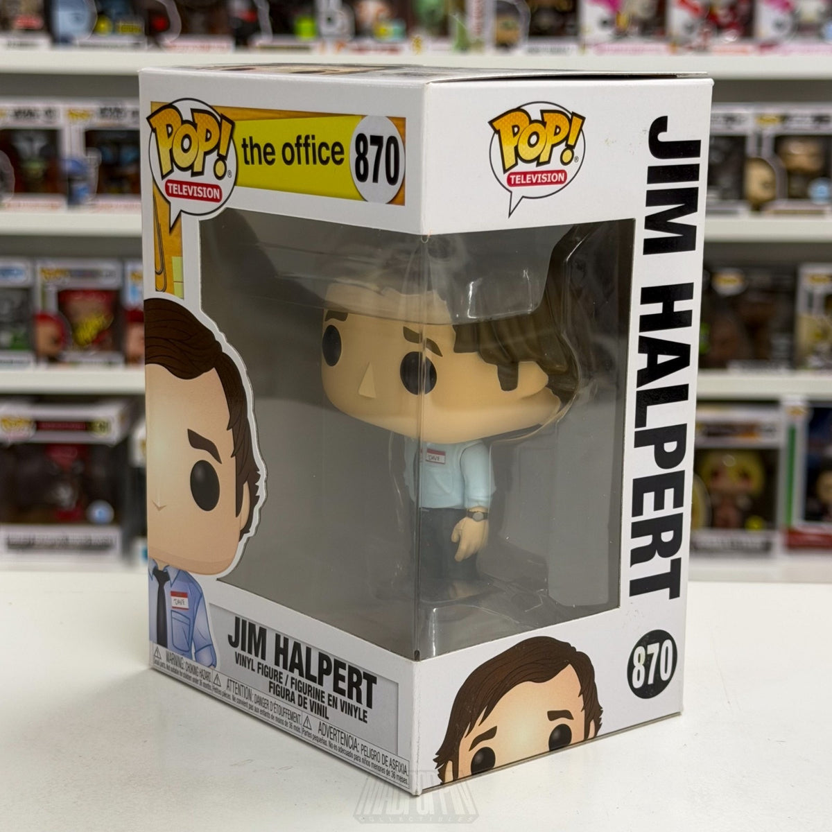 Funko Pop TV The Office Jim Halpert 870 Dunder Mifflin Salesman Toy Vinyl Figure