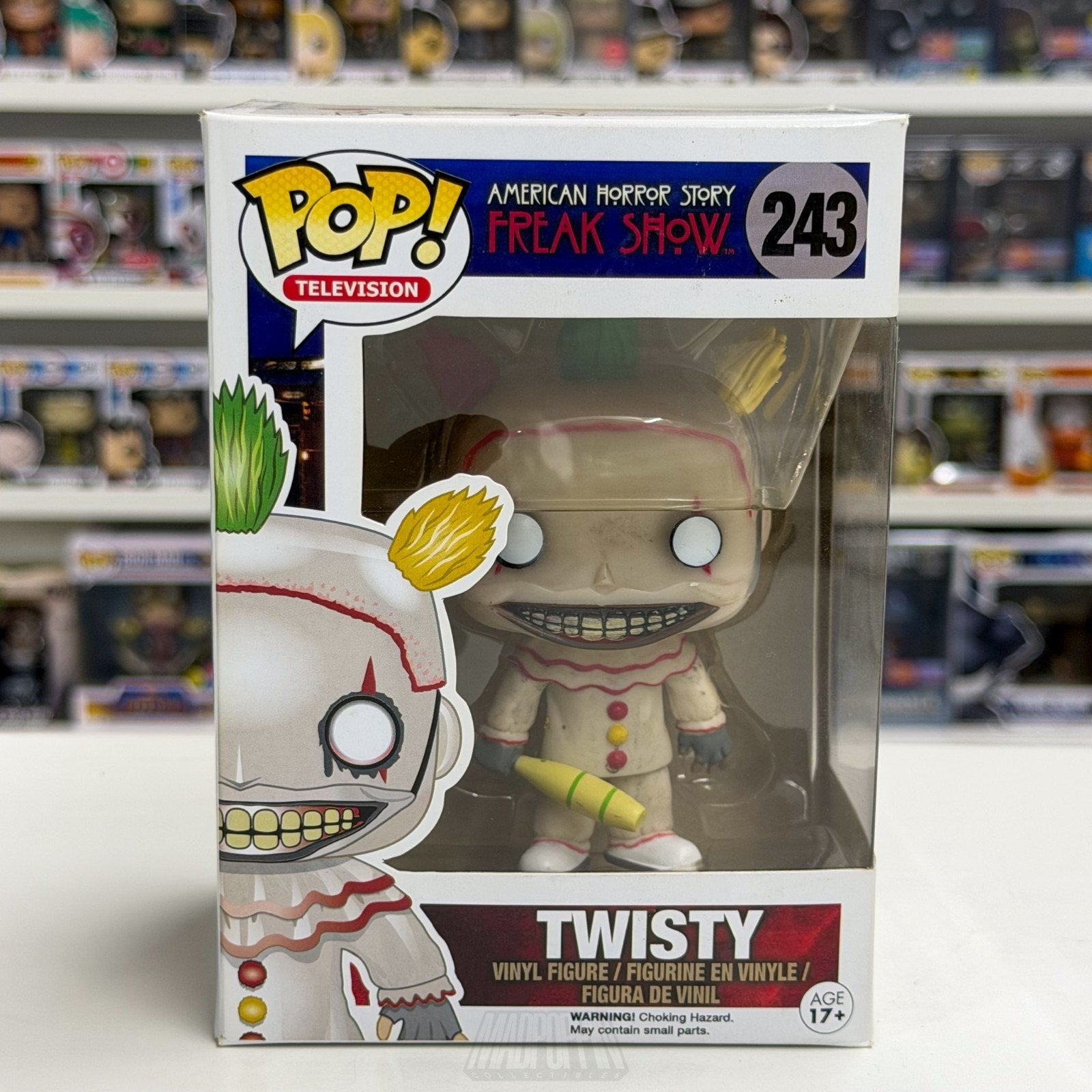 Funko Pop TV American Horror Story Freak Show Twisty 243 AHS Clown Vinyl Figure