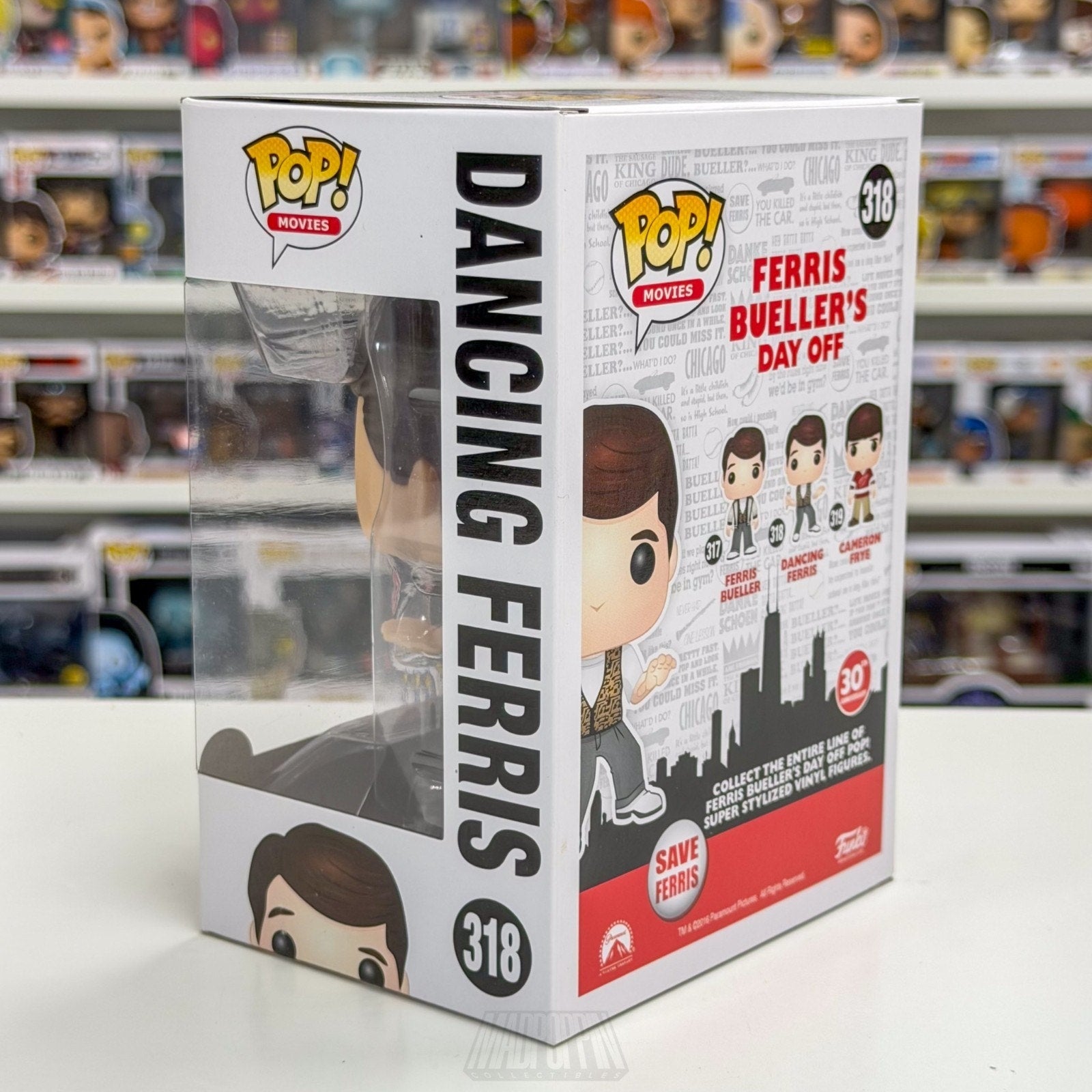 Funko Pop Movies Dancing Ferris Bueller's Day Off 318 Teen Comedy 80s Toy Figure