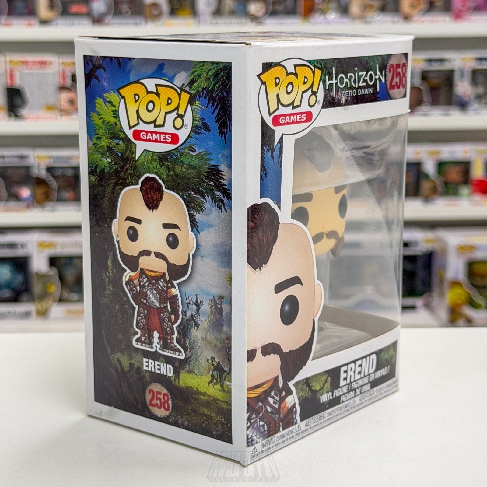 Funko Pop Video Games Horizon Zero Dawn Erend Vanguardsman 258 Toy Vinyl Figure