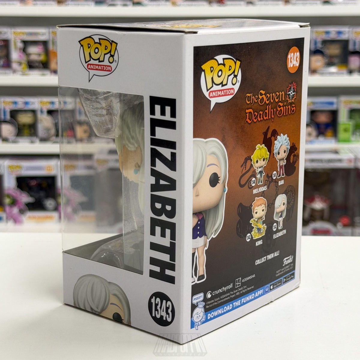 Funko Pop Anime Seven Deadly Sins Elizabeth Liones 1343 Japan Manga Vinyl Figure