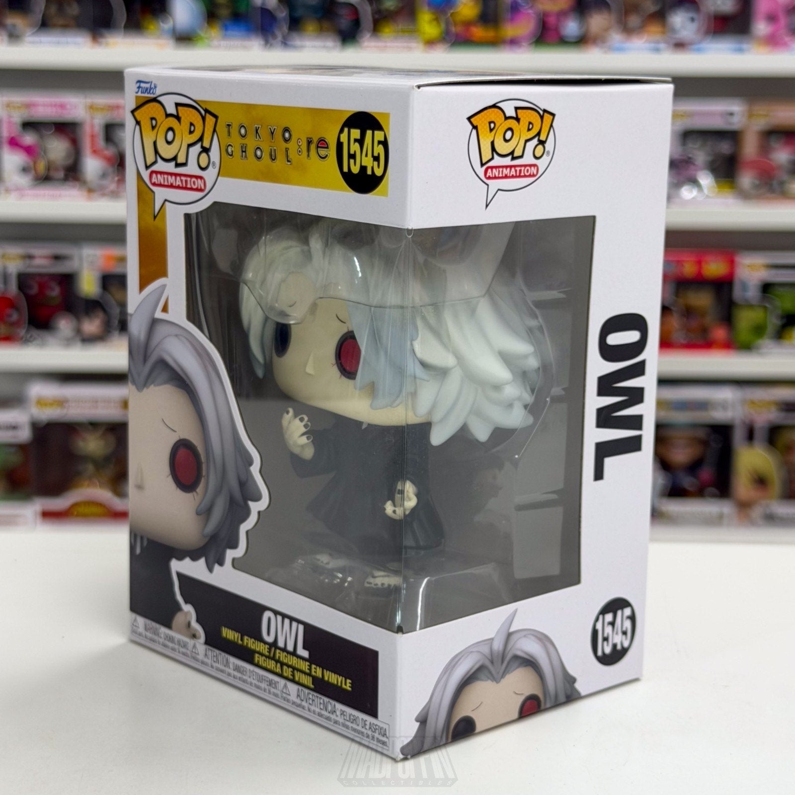 Funko Pop Anime Tokyo Ghoul:re Owl Seidou Takizawa 1545 Japan Manga Vinyl Figure
