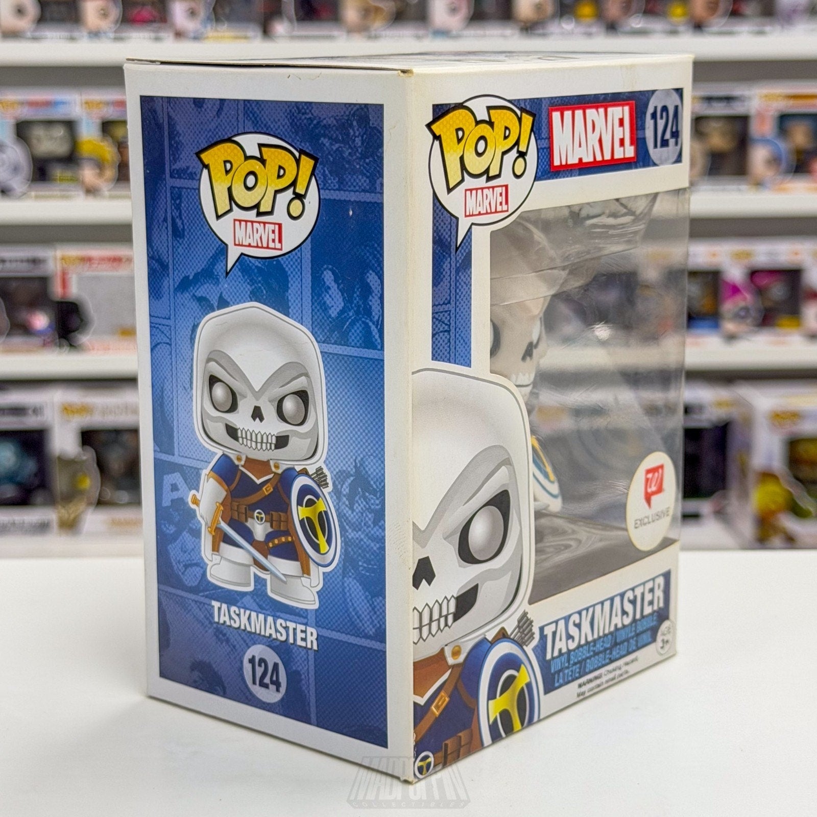 Funko Pop Marvel Taskmaster Walgreens Exclusive 124 Mercenary Toy Vinyl Figure