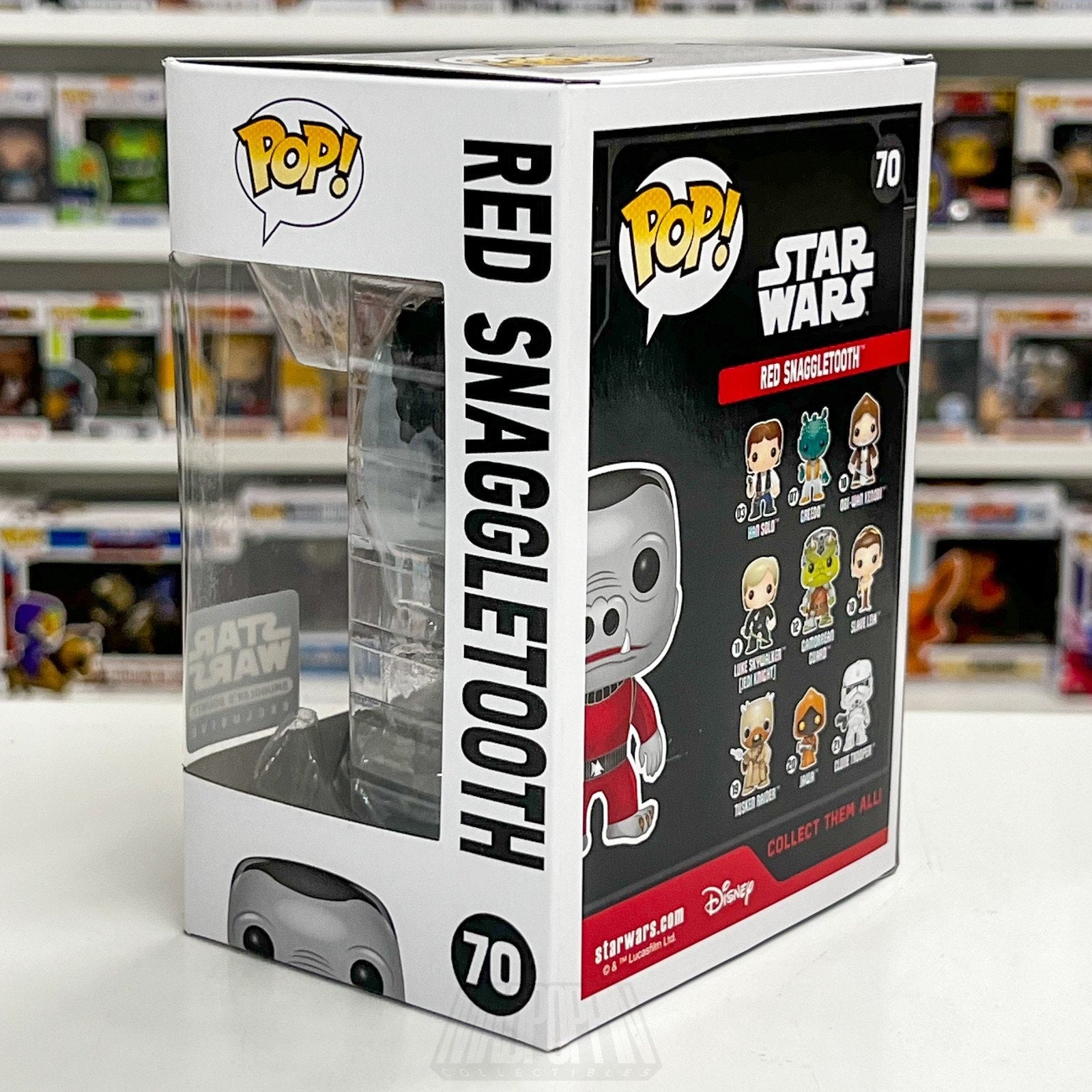Funko Pop Star Wars Red Snaggletooth Smugglers Bounty 70 Zutton Toy Vinyl Figure