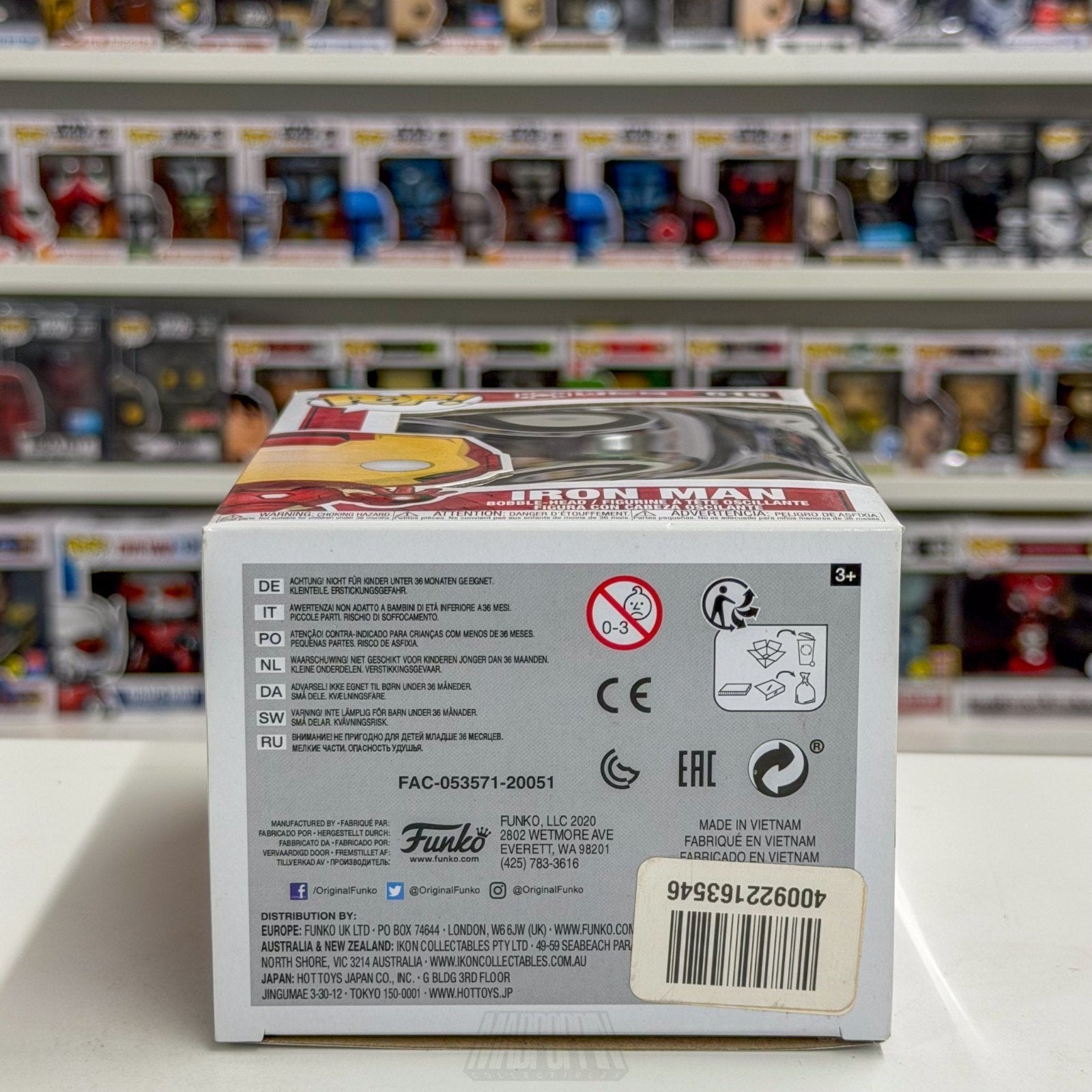 Funko Pop Marvel WEB Iron Man Disney Park Exclusive 616 Superhero Vinyl Figure